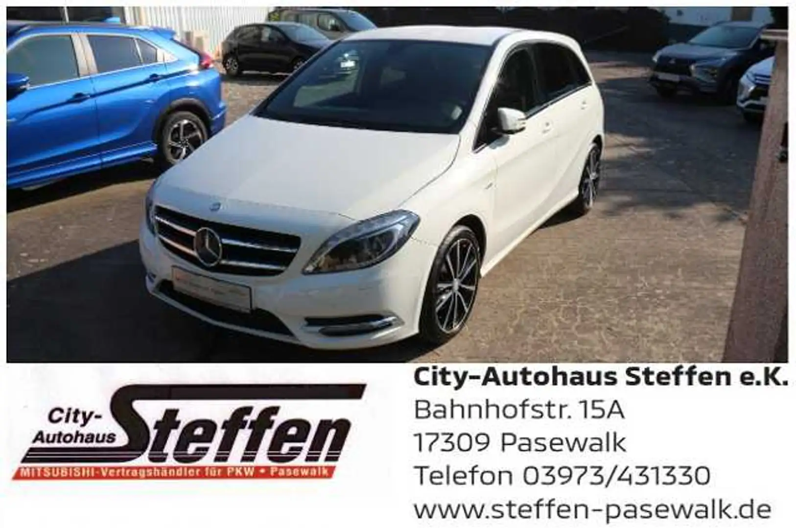 Mercedes-Benz B 180 B180 1,6 Benzin Automatik, Xenon, Navi Wit - 1
