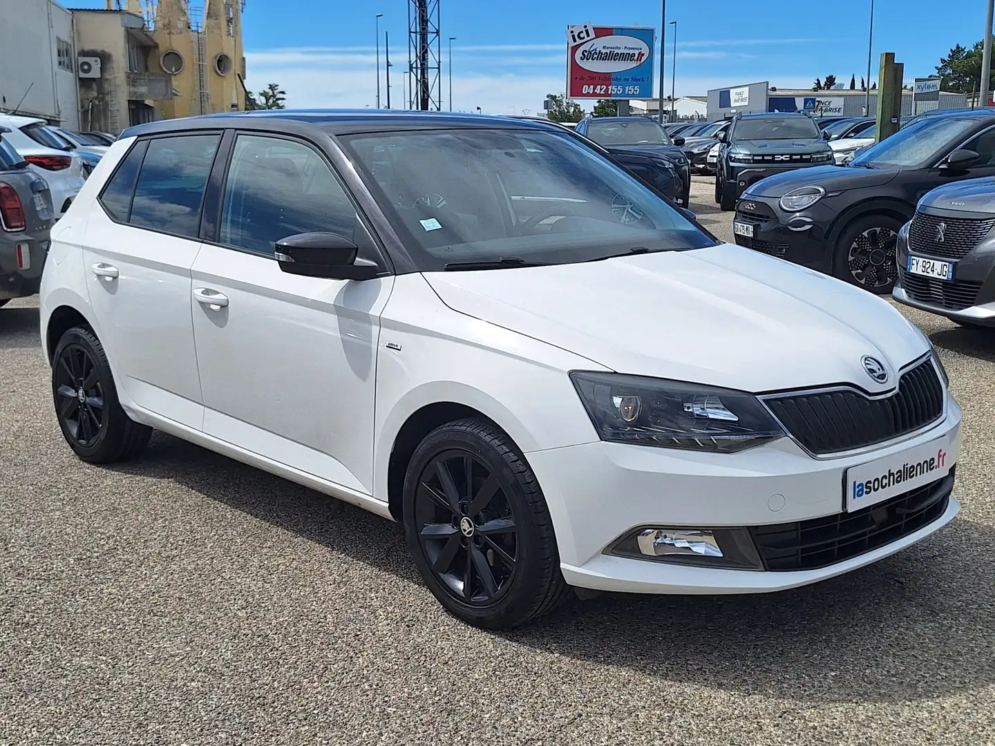Skoda Fabia 1.0 MPI 60 ch Greentec Drive Blanc - 2