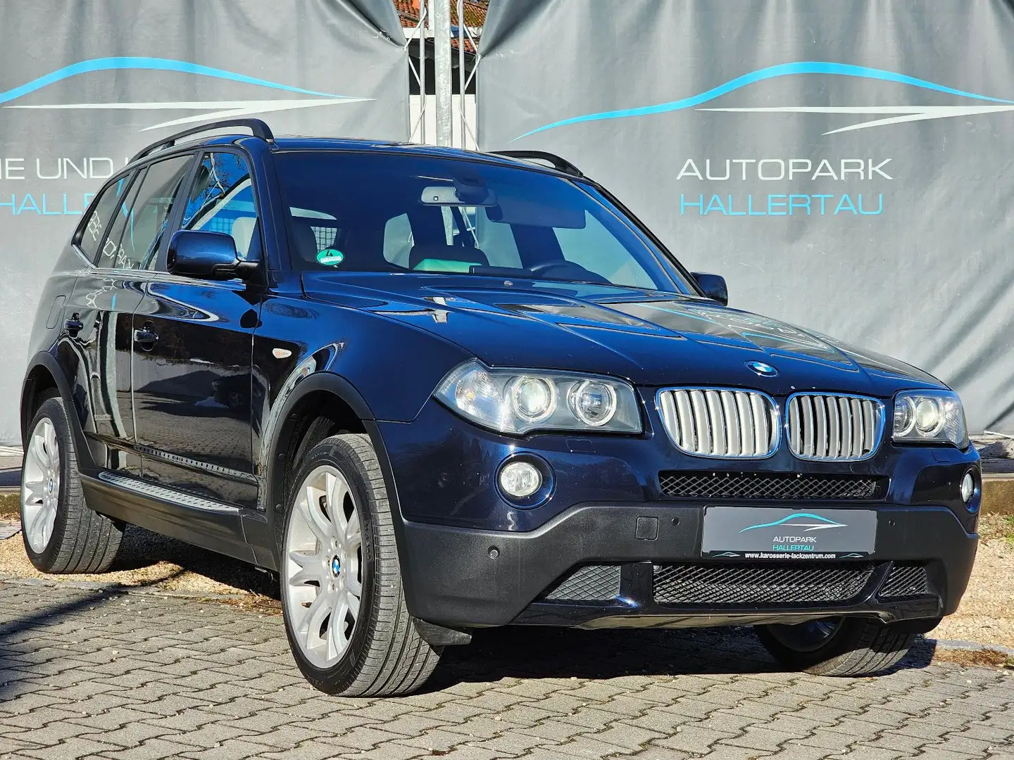 BMW X3 3.0sd VOLLAUSSTATTUNG SCHECKHEFTGEPFLEGT Blau - 1
