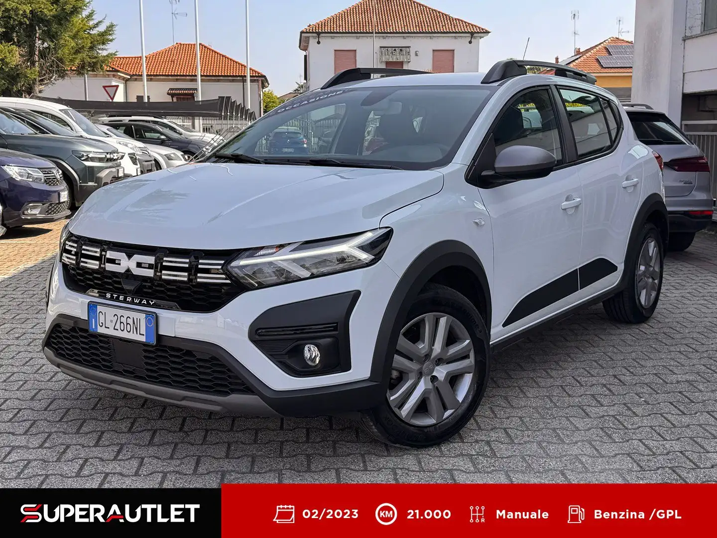 Dacia Sandero Stepway 1.0 tce Expression Eco-g 100cv Stepway Ex Bianco - 1