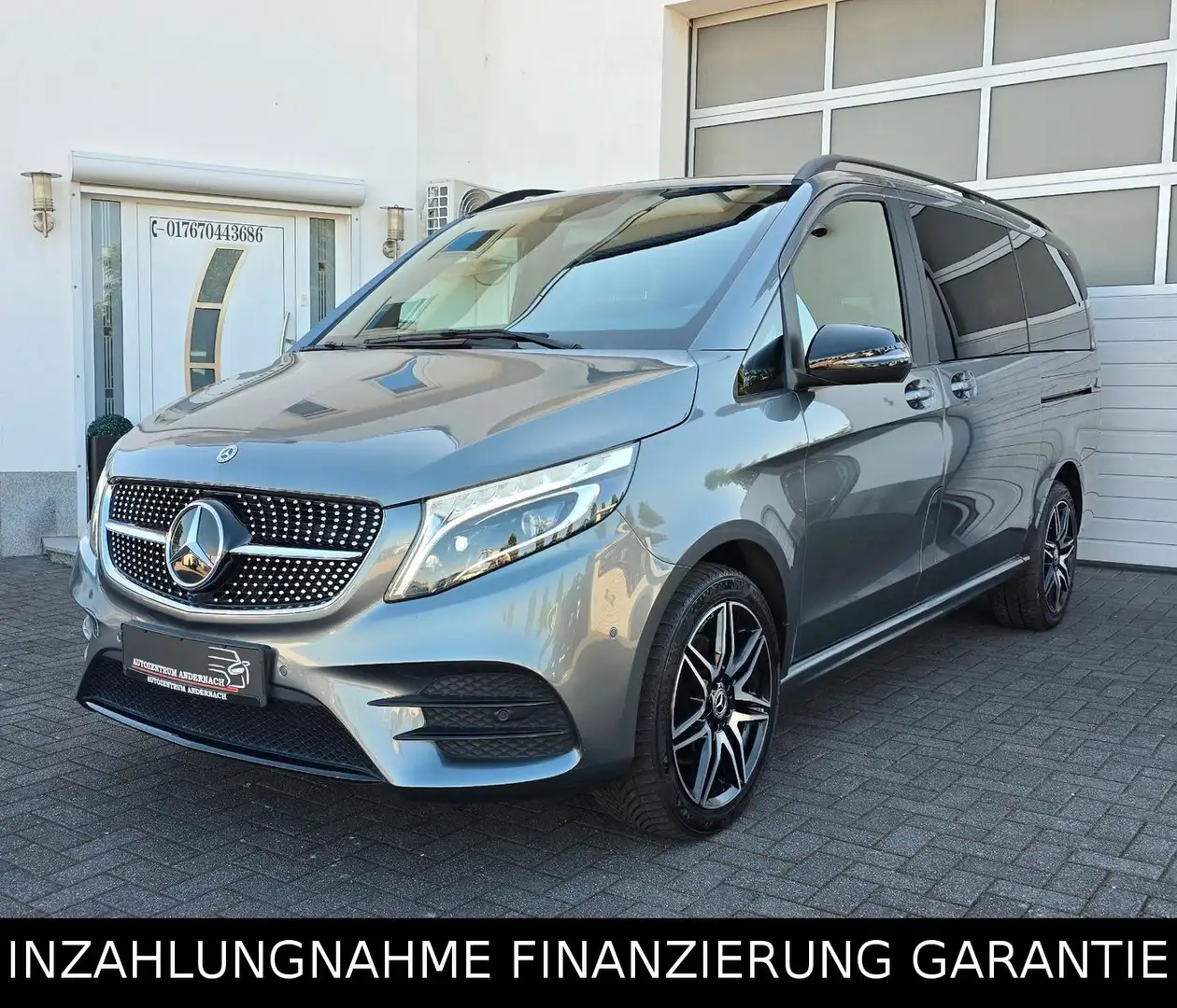 Mercedes-Benz V 300 V  300 LANG  AMG-LINE EDITION 4M CAM LED 1.HAND Gris - 1
