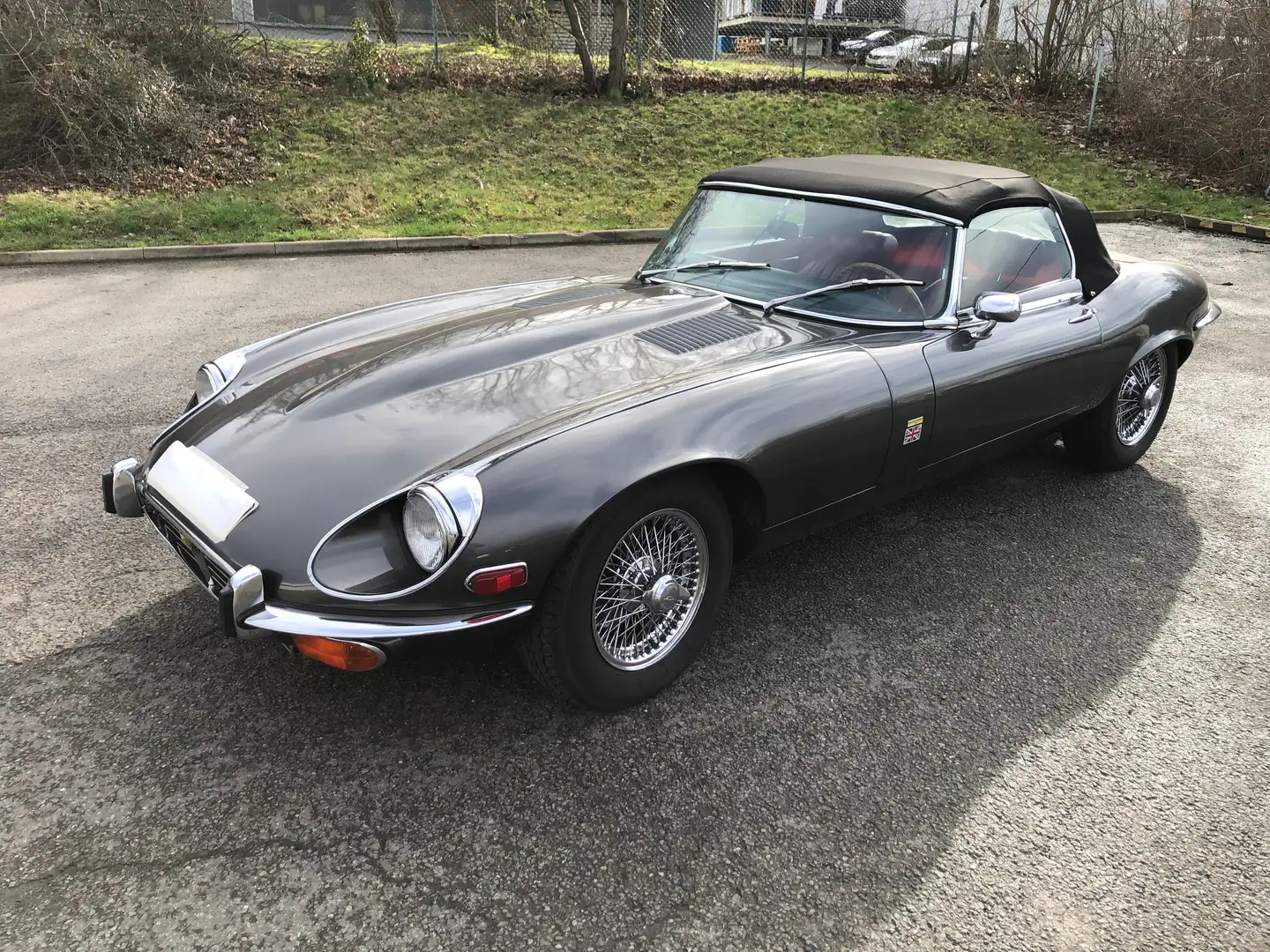Jaguar E-Type Serie 3 V12 Grau - 2