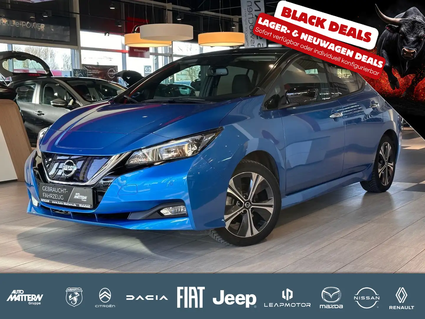 Nissan Leaf |NAVI|SHZ|AC|CarPlay|Kamera|LED|Alu|1.Hd Bla Blau - 1