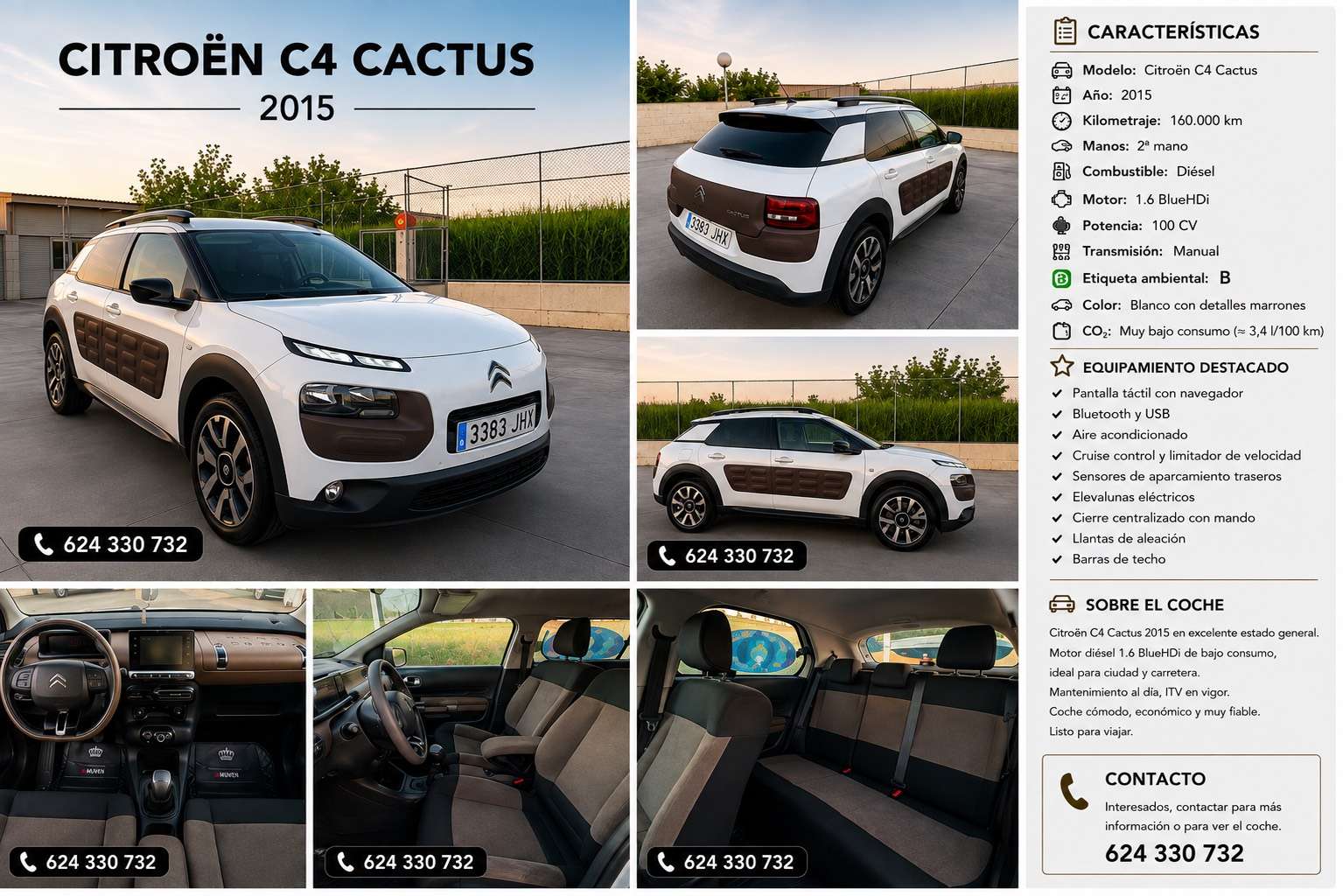 Citroen C4 Cactus SOCIETE BLUEHDI 100 S&S BUSINESS - foto 1