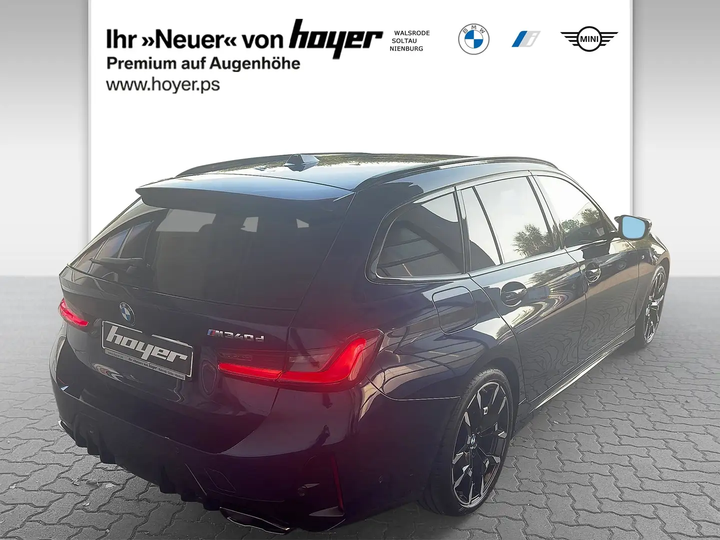 BMW 340 M340d xDrive AHK Pano STHZ LED  Sportpaket DAB Blue - 2