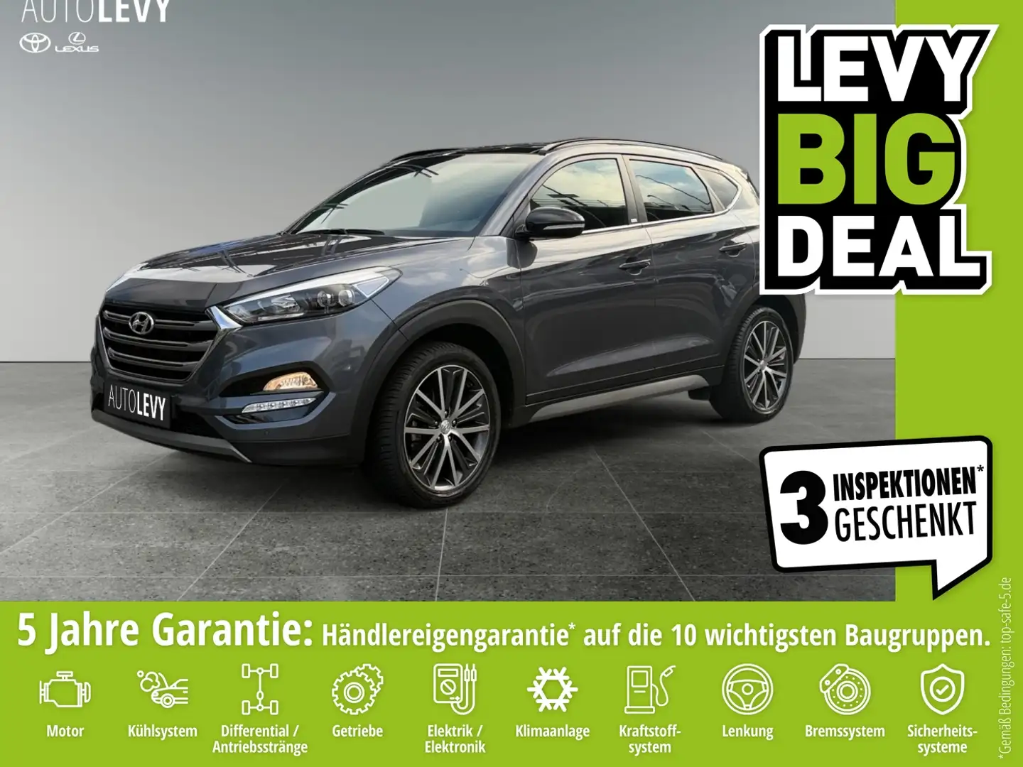 Hyundai TUCSON 1.6 AWD Passion+ *PANO*PDC*CARPLAY* Grey - 1