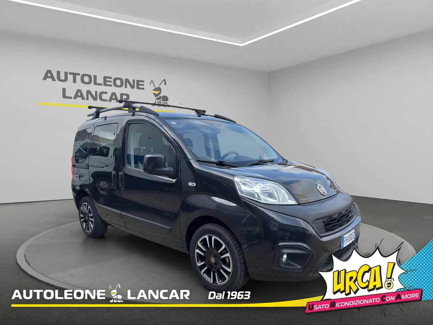 Fiat Qubo 1.3 mjt 16v Lounge 80cv 1 PROPRIETARIO Nero - 1