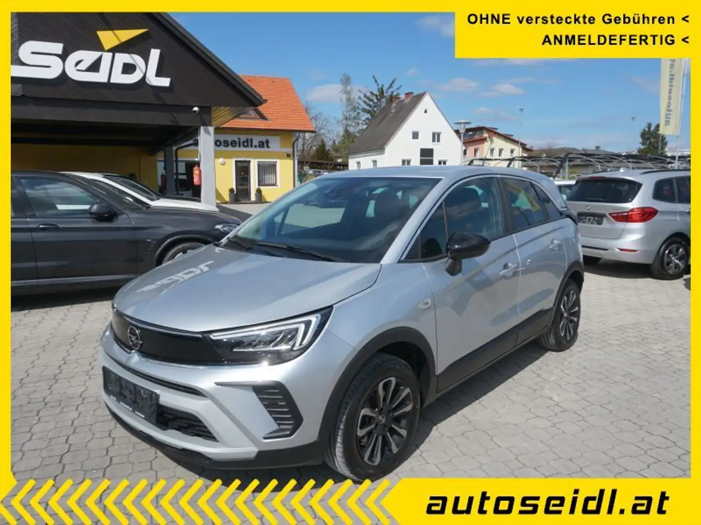 Opel Crossland 1,2 T Elegance *NAVI+KAMERA* Silber - 1