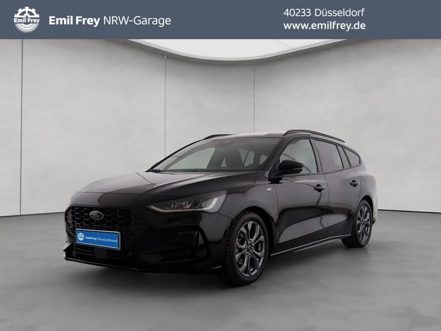 Ford Focus Turnier Hybrid ST-LINE X AHK+LED+NAVI+SHZ+PD Schwarz - 1