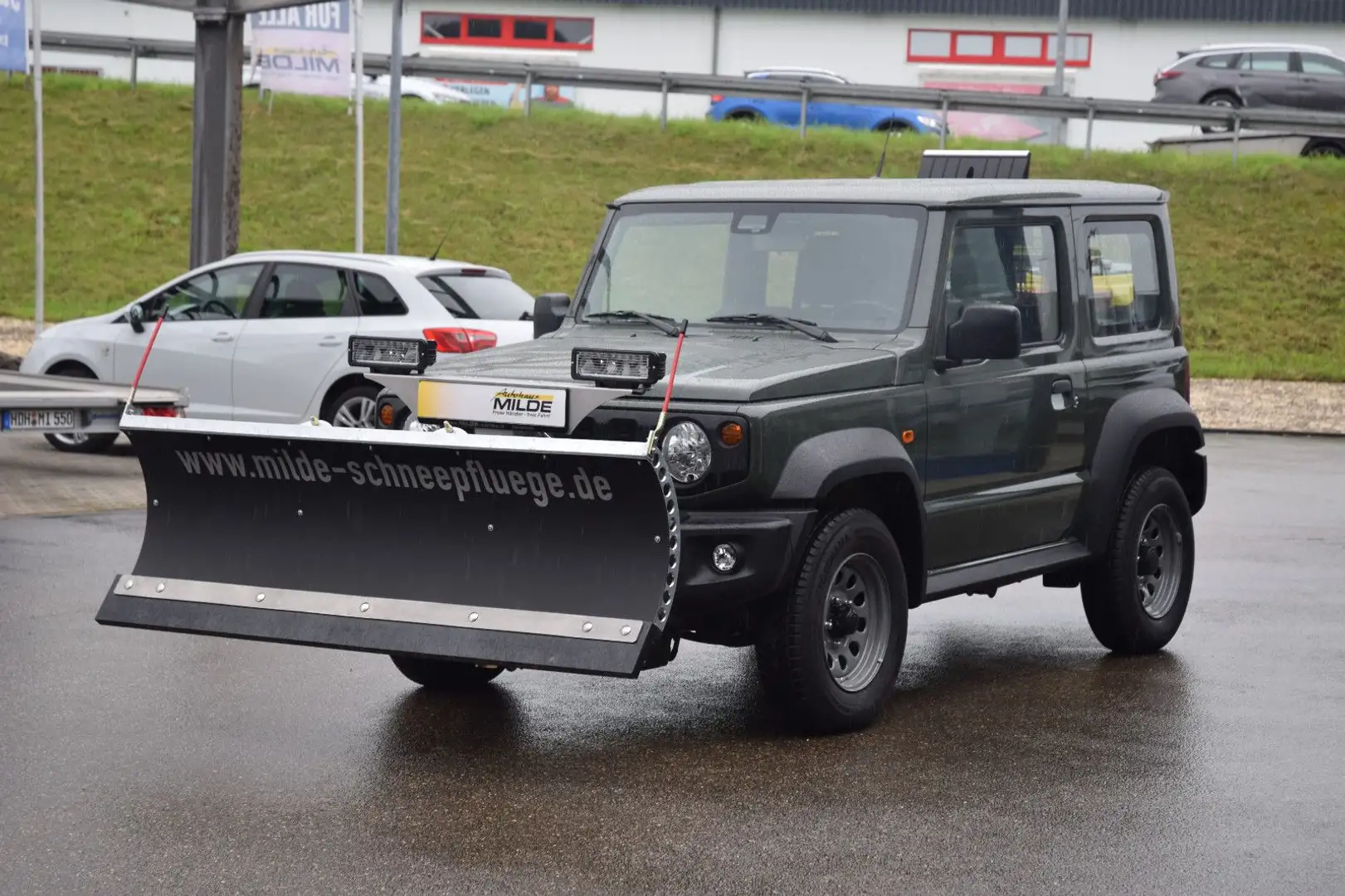 Suzuki Jimny 4x4 MILDE-SCHNEESCHILD + ADLER-STREUER NFZ Green - 2