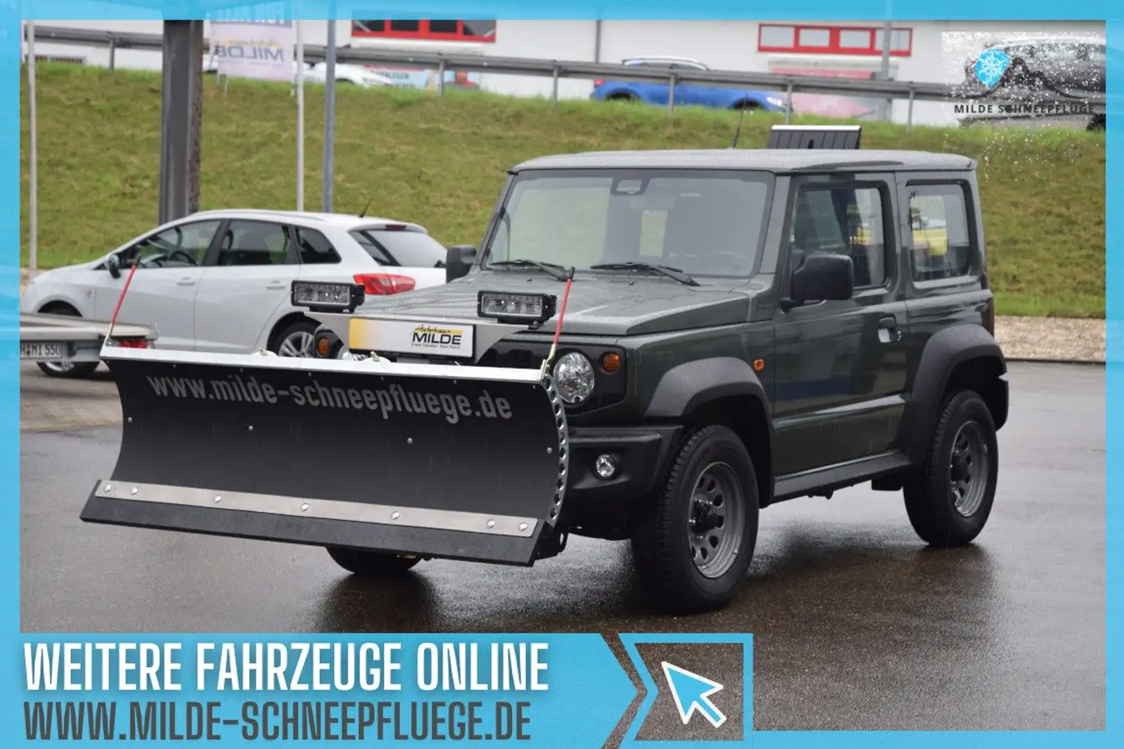 Suzuki Jimny 4x4 MILDE-SCHNEESCHILD + ADLER-STREUER NFZ Green - 1