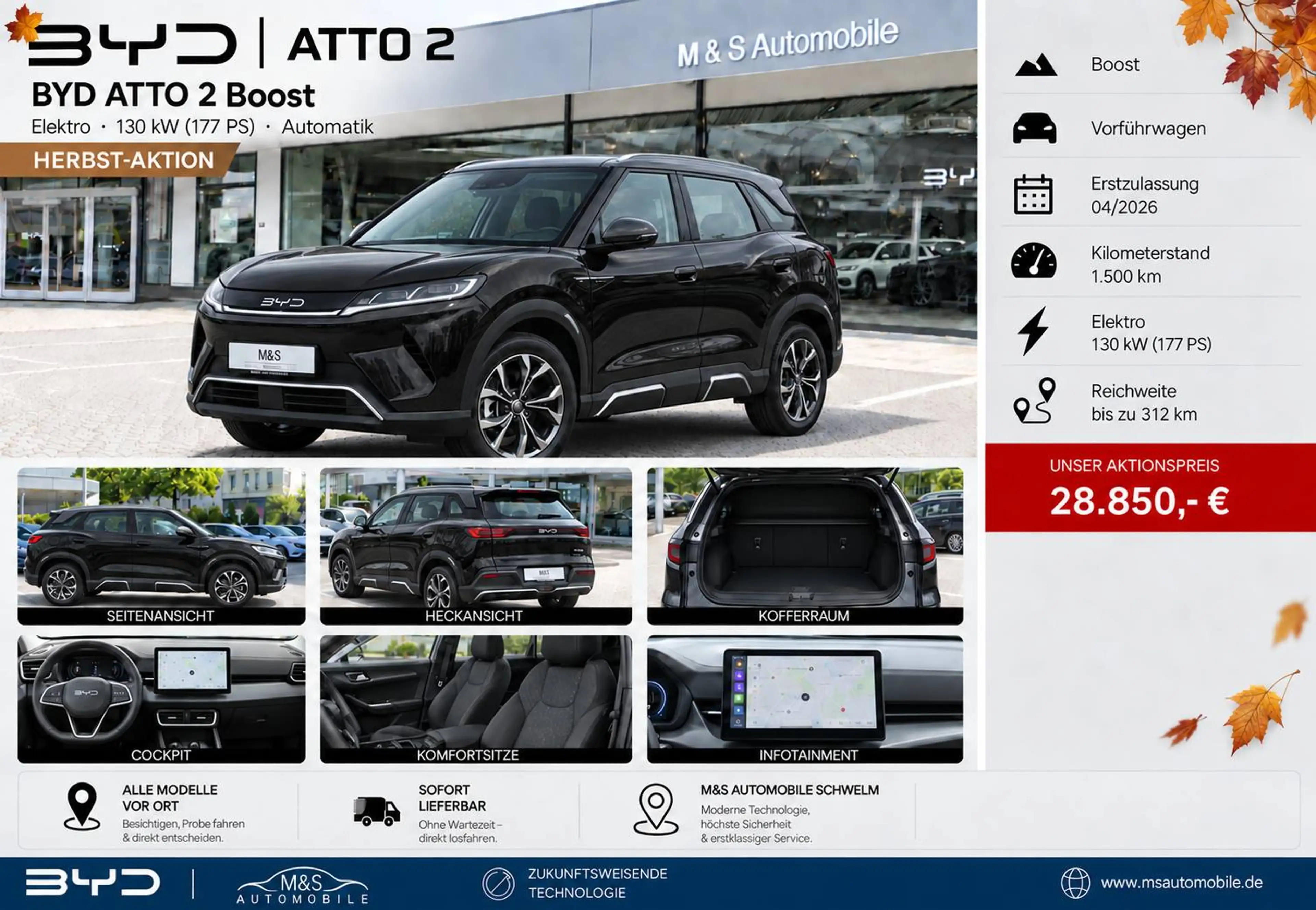 BYD Atto 2 ATTO 2 Boost °Vorführfahrzeug-Sommer Aktion°