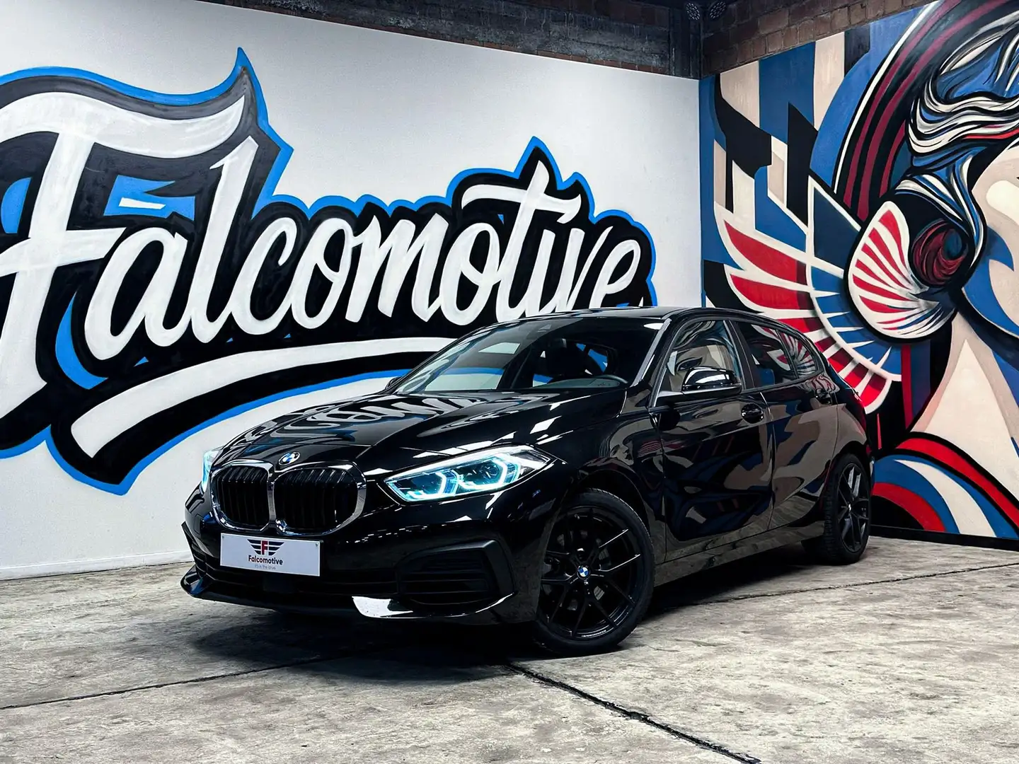 BMW 118 1.5iA*CARPLAY*CAMERA*LED*140 PK* Noir - 1