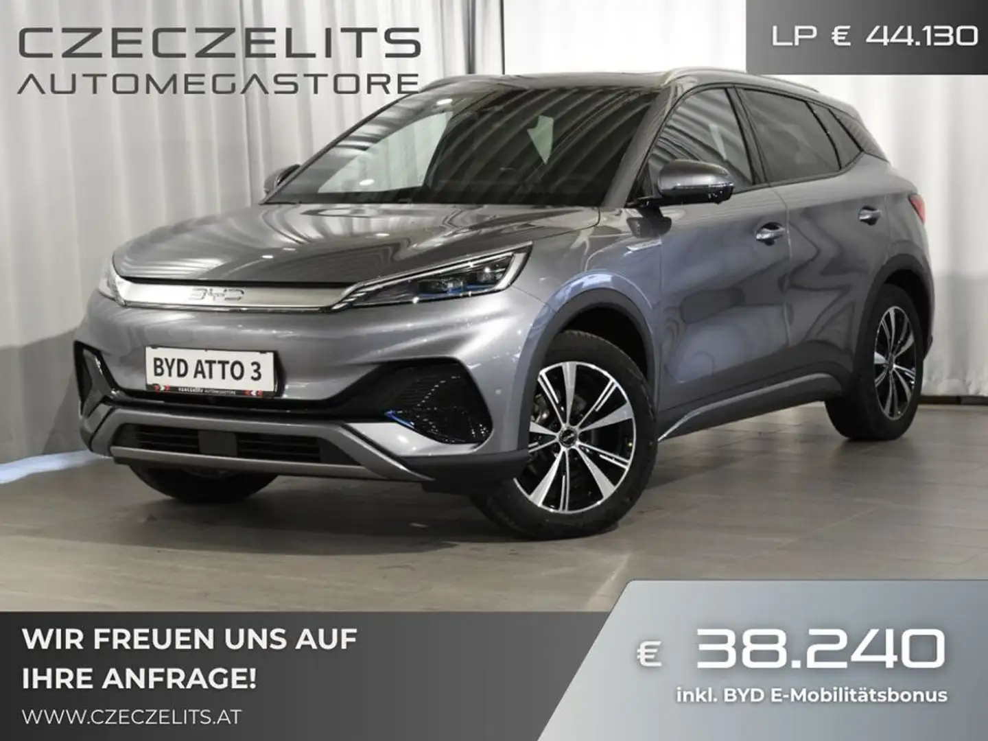 BYD Atto 3 Atto3 60,5 kWh Design *in Kürze Verfügbar* Grau - 1