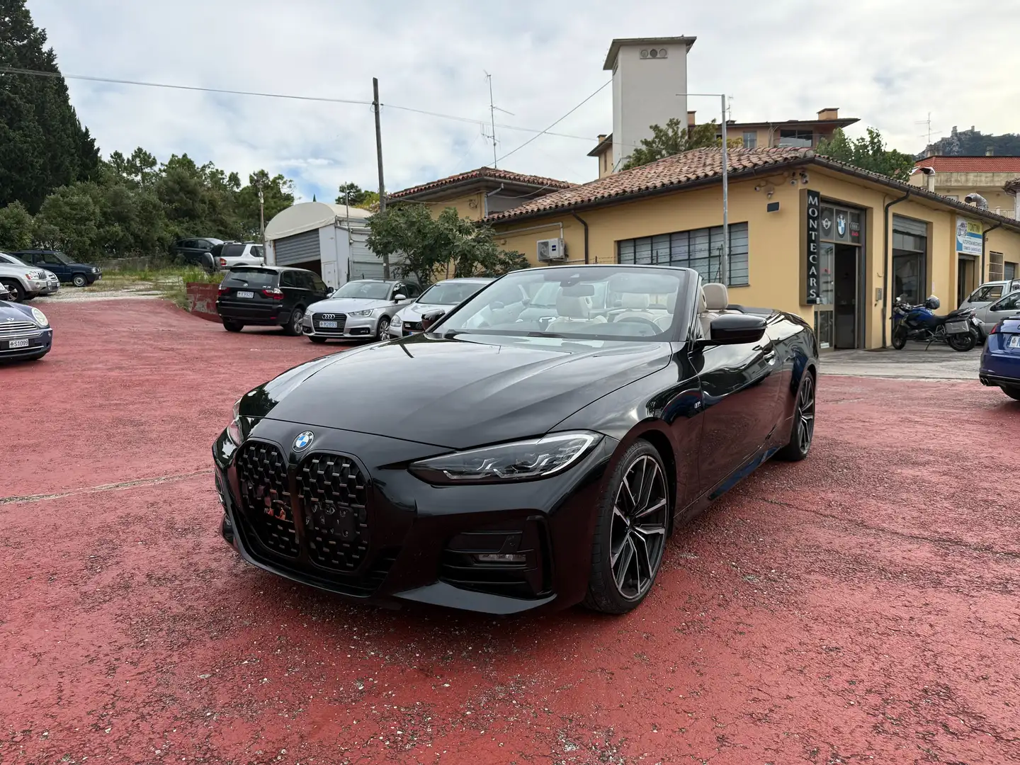 BMW 420 Serie 4  Cabrio 420d  mhev 48V Msport auto Noir - 1