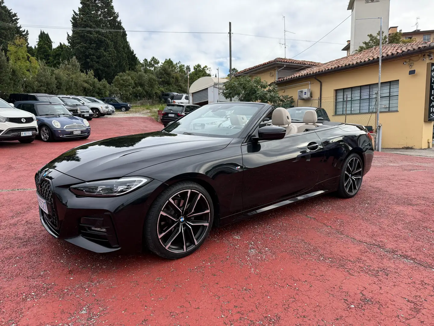BMW 420 Serie 4  Cabrio 420d  mhev 48V Msport auto Noir - 2