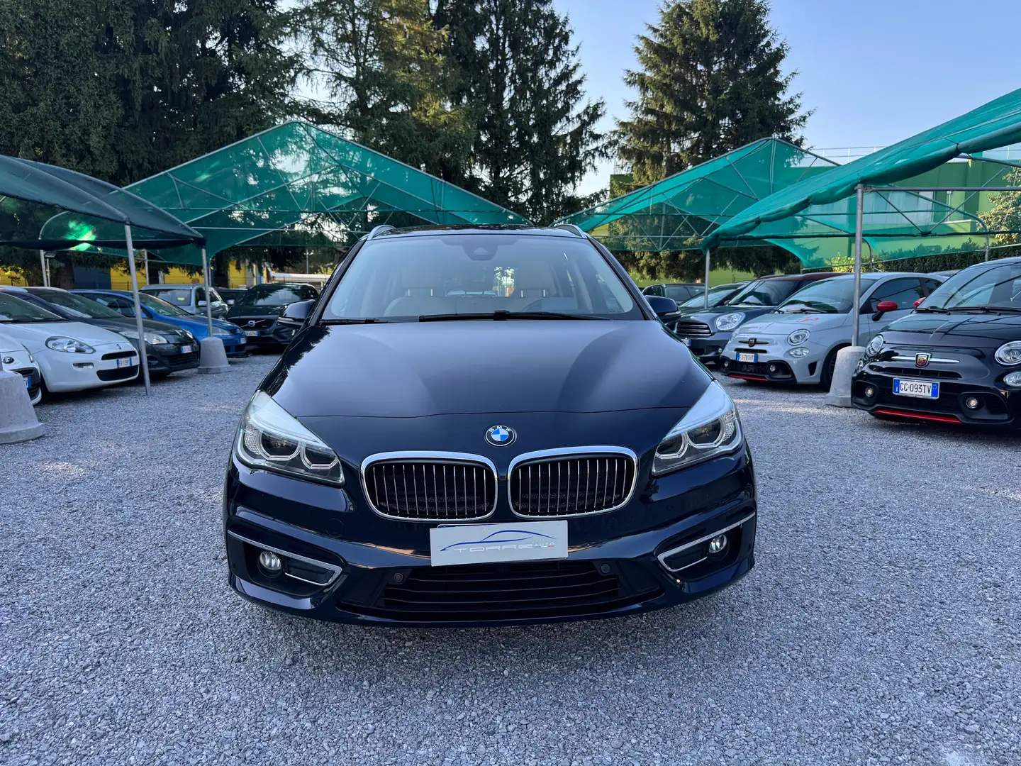 BMW 218 218d Gran Tourer Luxury 7POSTI auto Blu/Azzurro - 2