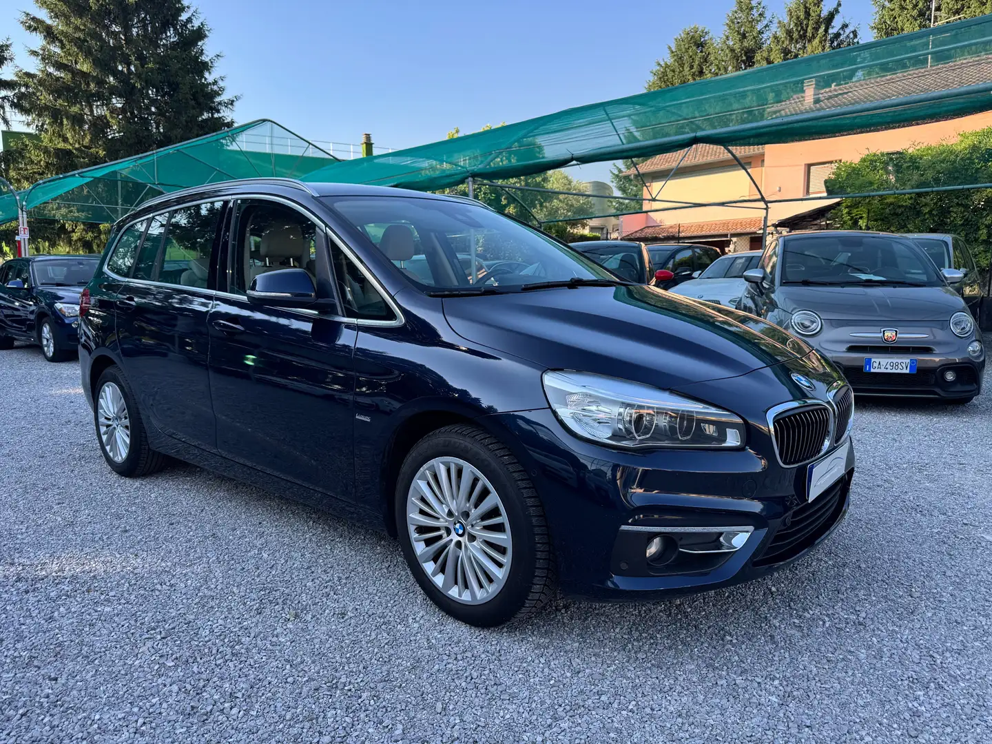BMW 218 218d Gran Tourer Luxury 7POSTI auto Blu/Azzurro - 1