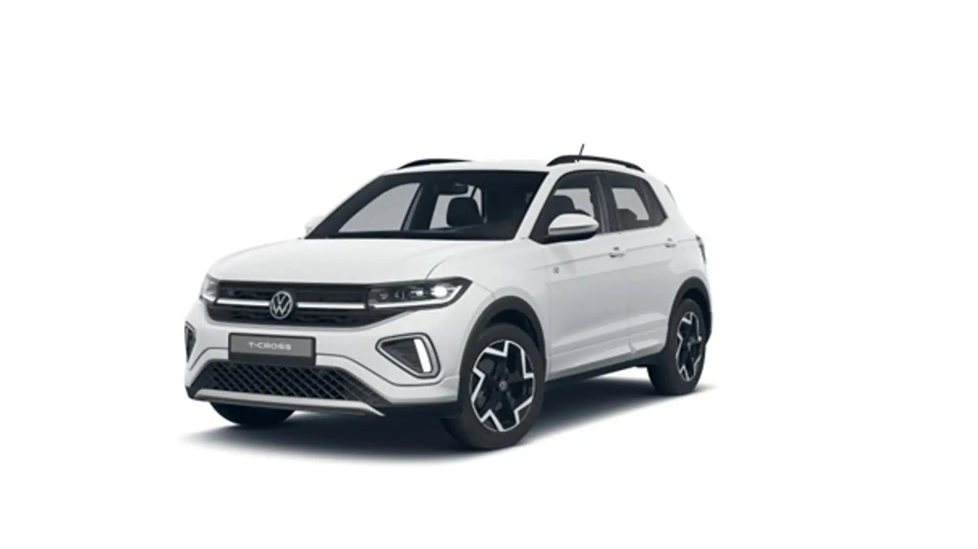 Volkswagen T-Cross R-Line 1.0 l TSI OPF 85 kW (116 PS) 6-Gang Weiß - 1