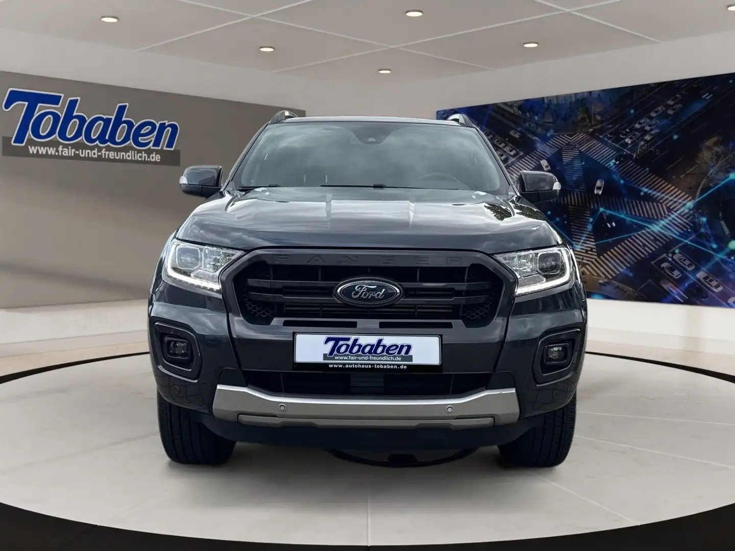 Ford Ranger Wildtrack 4x4 Doppelkabine + AHK + ACC Gris - 2