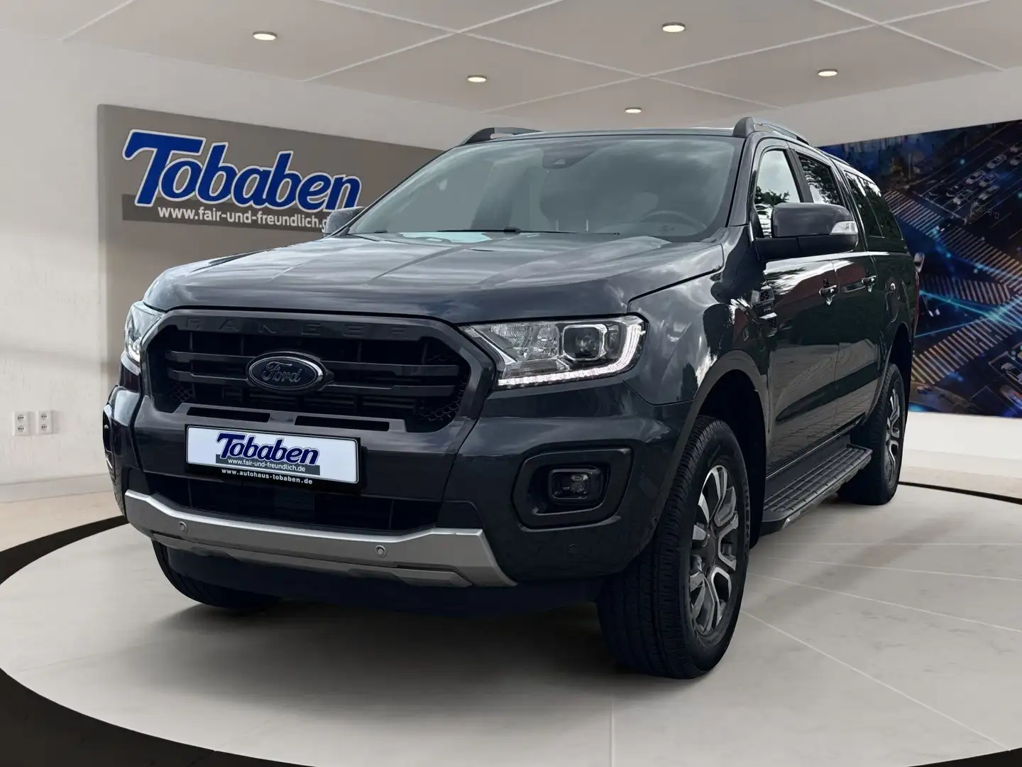 Ford Ranger Wildtrack 4x4 Doppelkabine + AHK + ACC Gris - 1