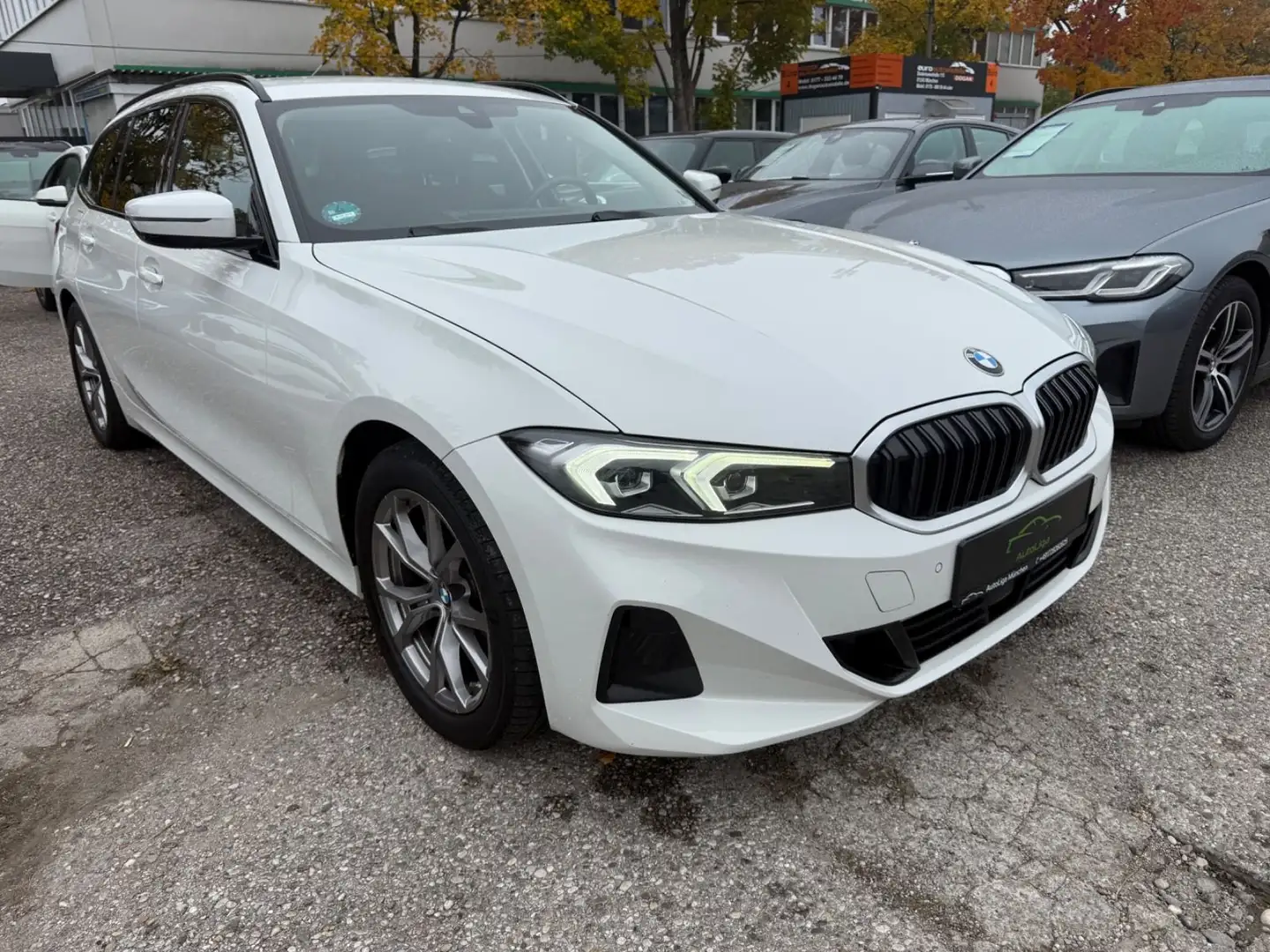 BMW 318 d Touring NAVI LED Blanc - 2