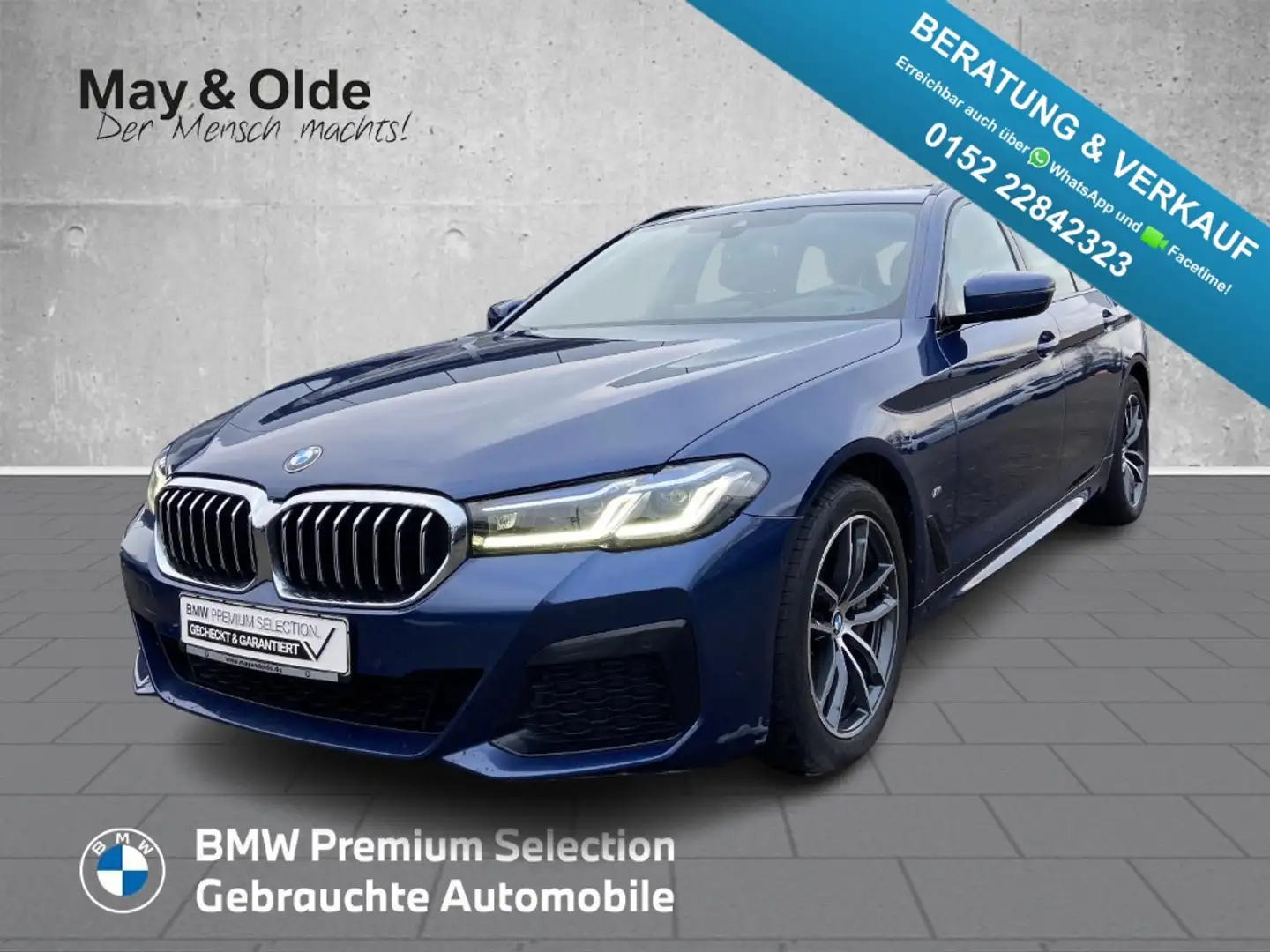 BMW 540 d xDrive M Sport HUD StandHZG AHK Pano Laser Blau - 1