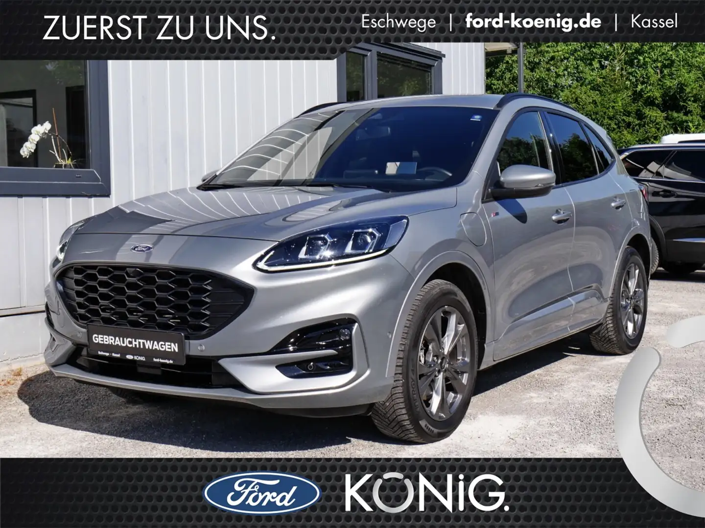 Ford Kuga ST-Line X Plug-in-Hybrid AHK+adapt. LED+TWA Klima Silber - 1