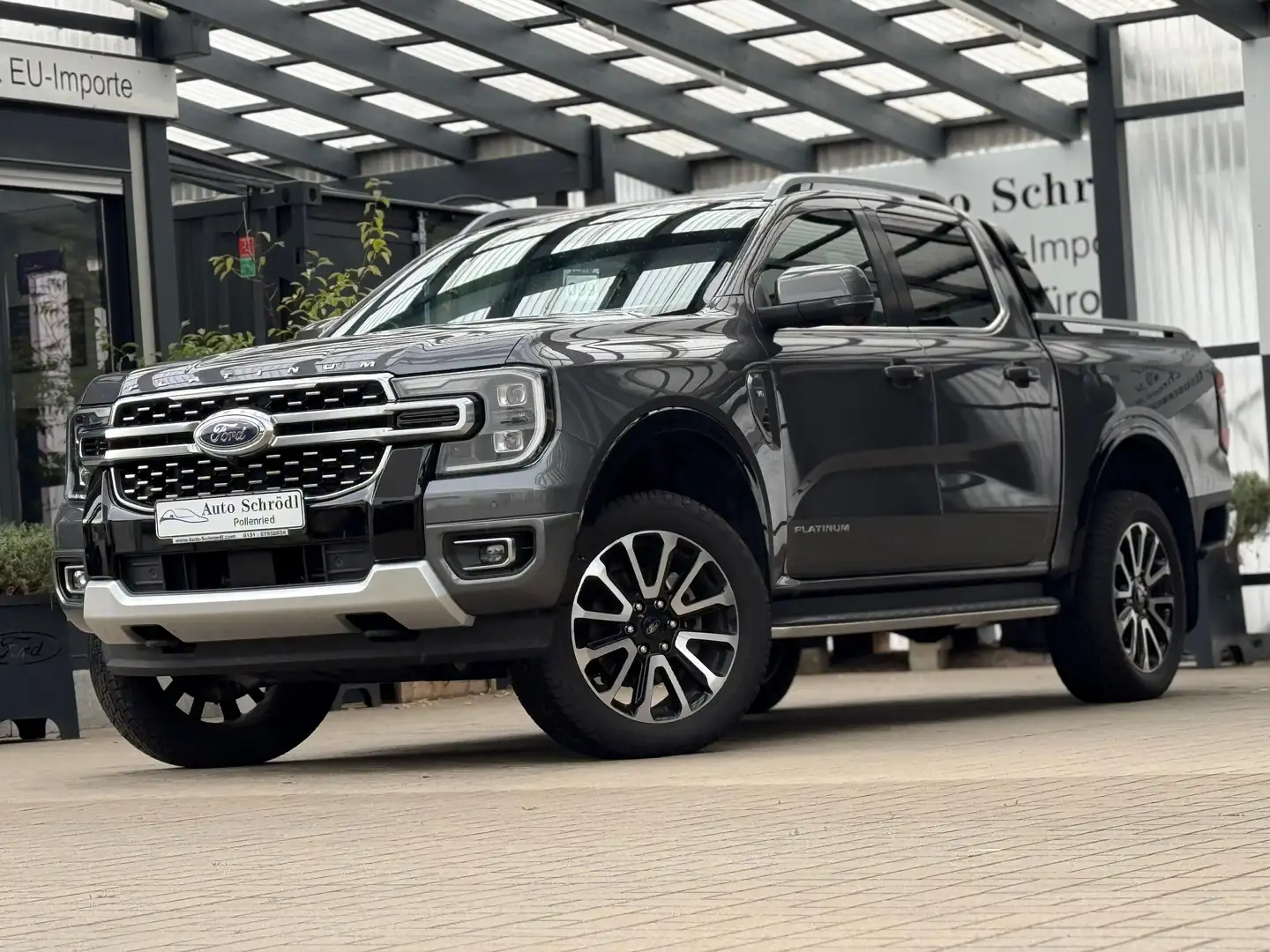 Ford Ranger DoKa Platinum 3.0 V6 e-4WD, AHK, B&O, Matrix, El.R Grau - 1