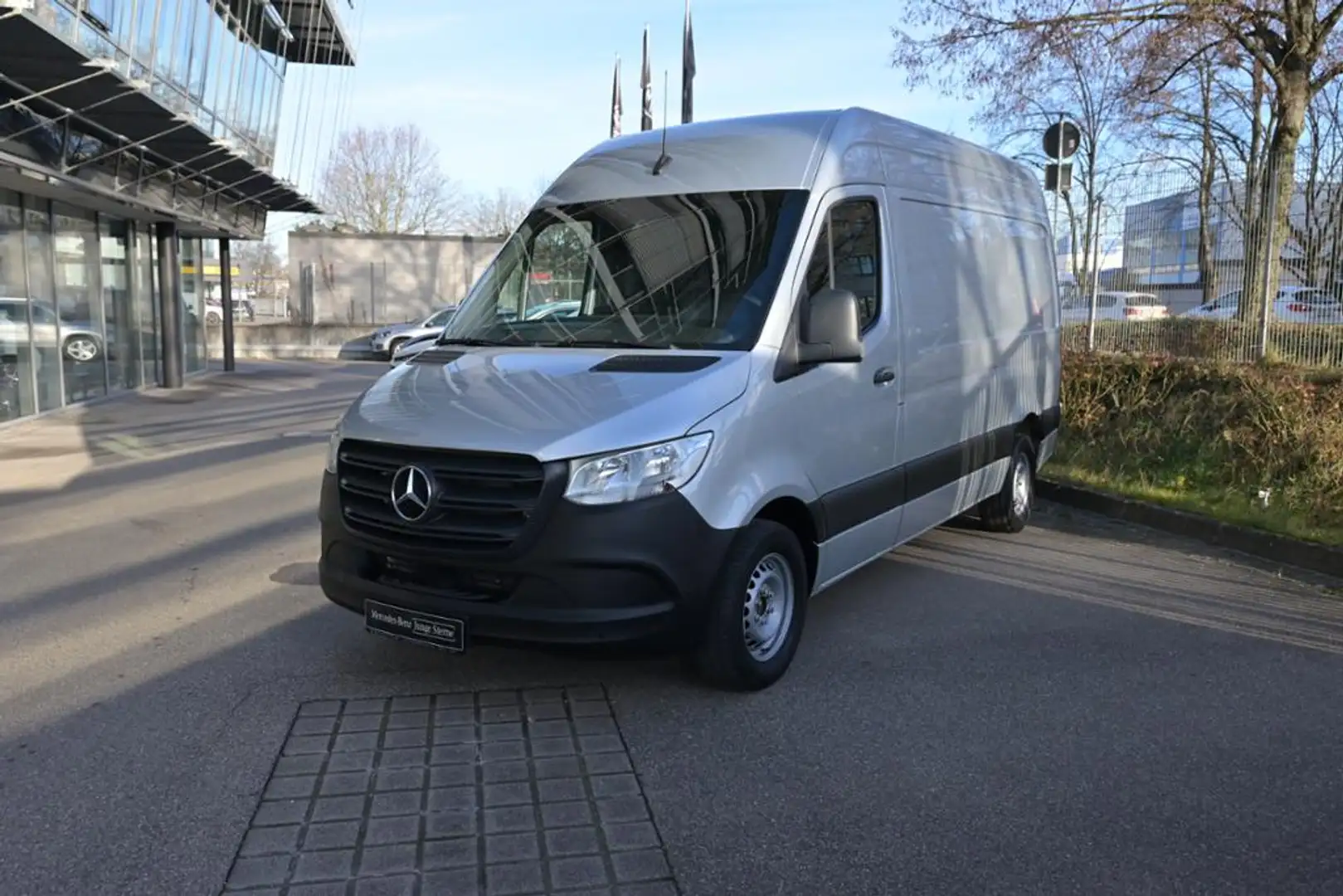 Mercedes-Benz Sprinter 315 CDI KA HD Mittel Klima 3-Sitze Kamera Silber - 1