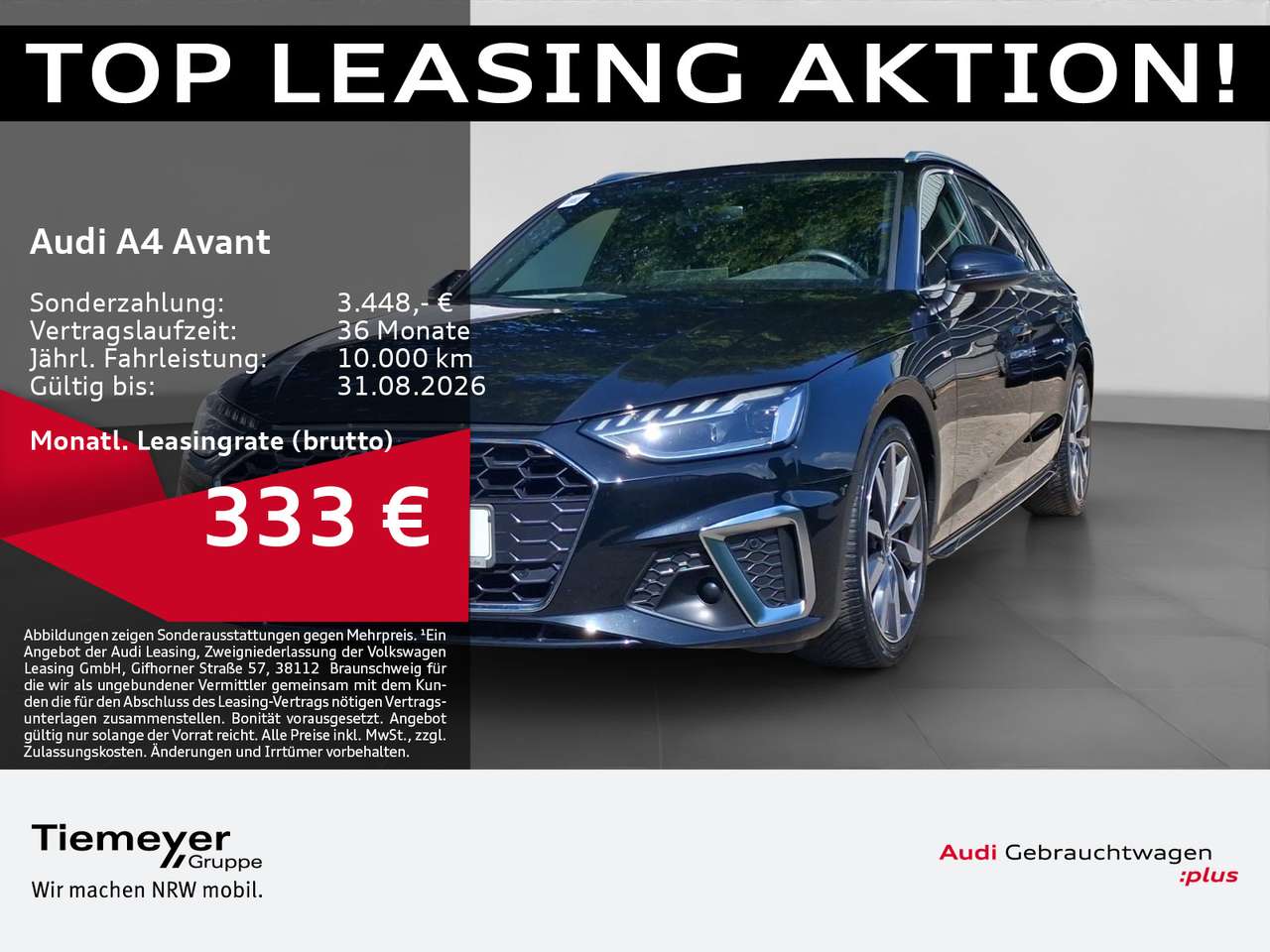 Audi A4 — Audi A4 40 TDI Q 2x S LINE AHK KAMERA NAVI+