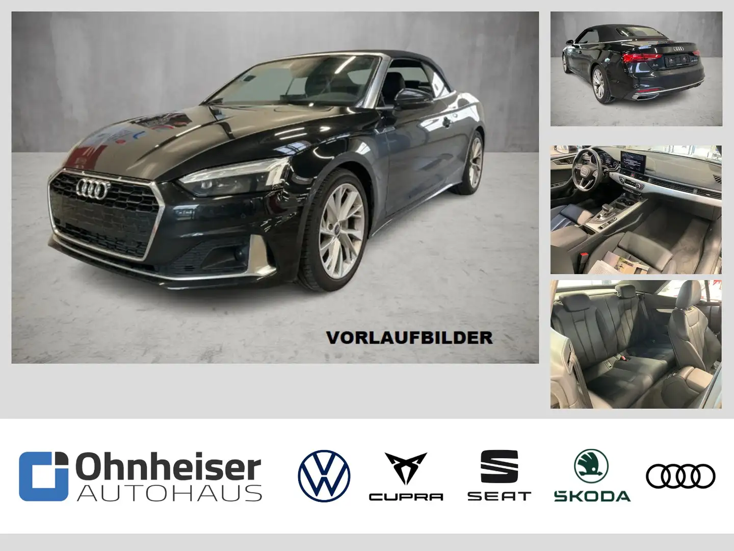Audi A5 Cabriolet 40 TFSI advanced MATRIX*Massage*RFK*S Noir - 1