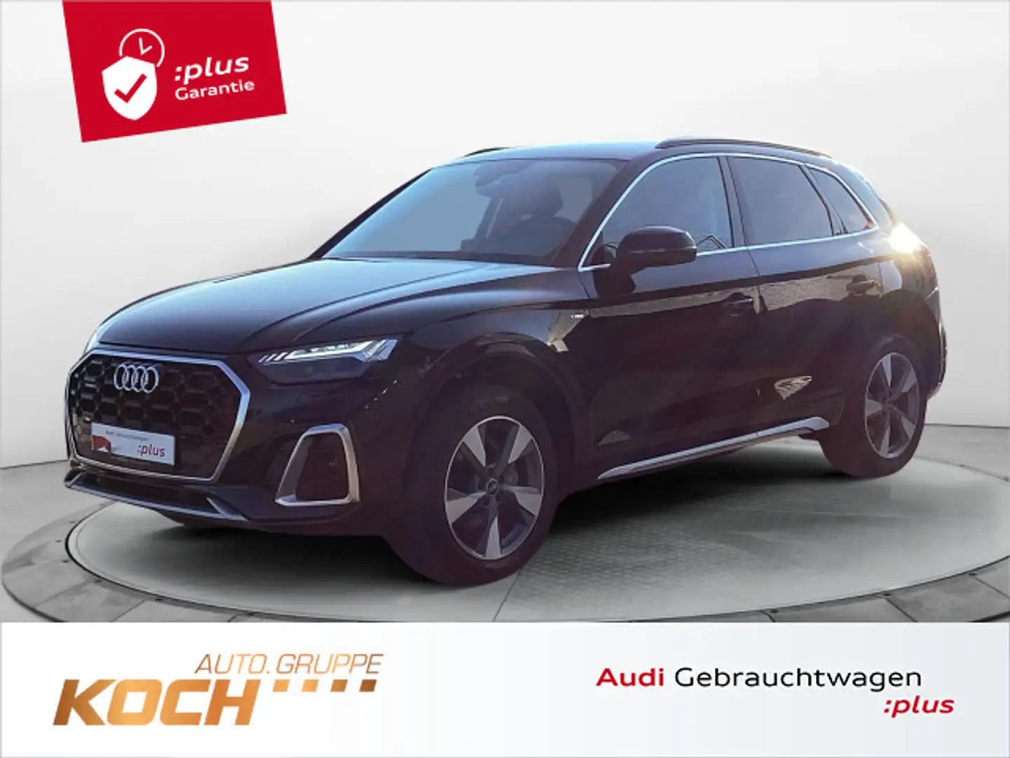 Audi Q5 40 TDI q. S-Tronic S-Line, Matrix, ACC, Ambie Negro - 1