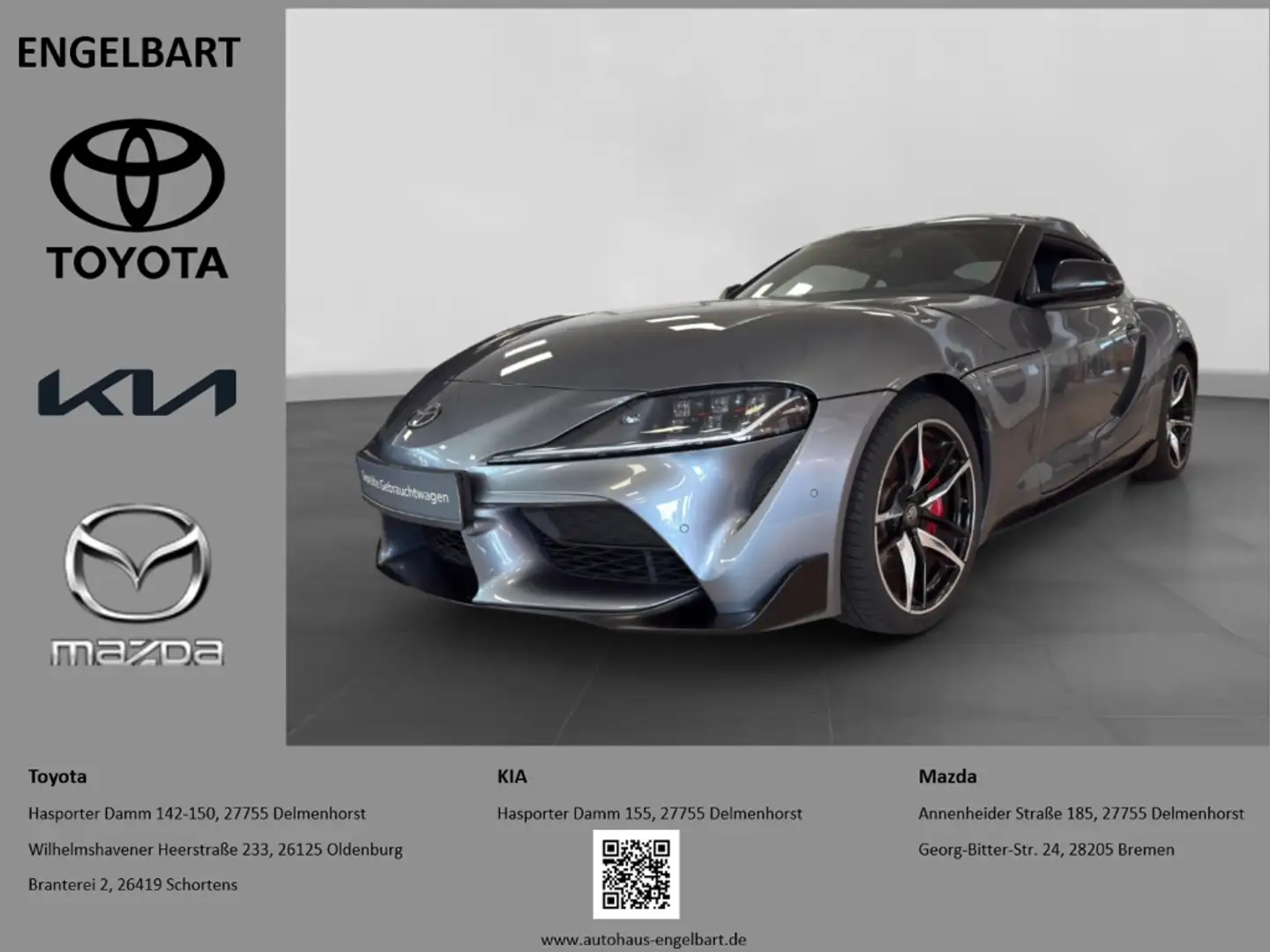 Toyota Supra Legend 3.0 Navi Leder JBL LED Head-Up-Display Gris - 1