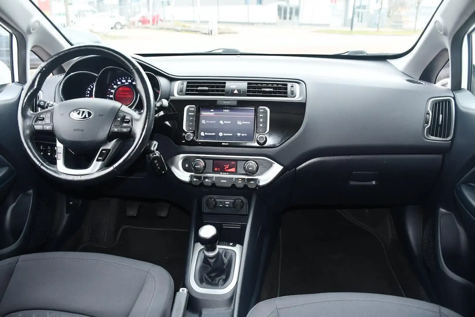 Kia Rio 1.2 CVVT ExecutiveLine Clima|Cruise|NAVI|Cam|Stoel Blanco - 2