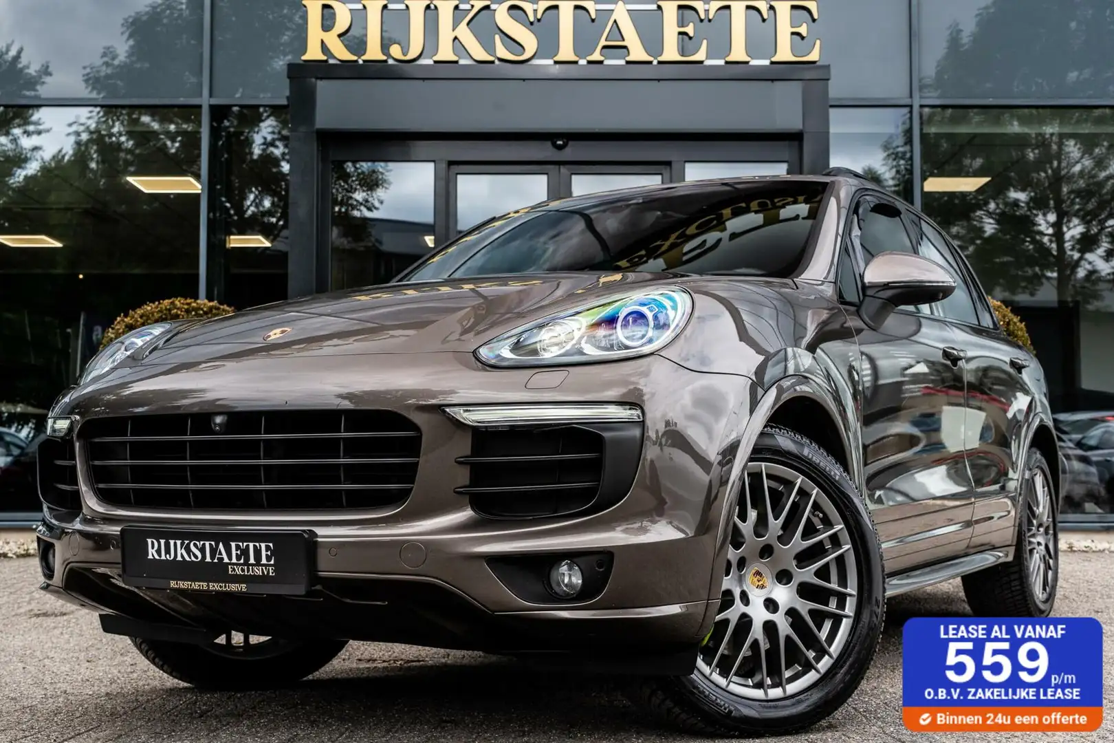 Porsche Cayenne 3.0 S E-Hybrid|PANO|SPORT CHRONO|BOSE|360° Коричневий - 1