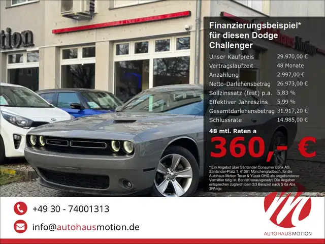 Dodge Challenger SXT V6 Unfallfrei Navi Kamera ALPINE Soundanlage