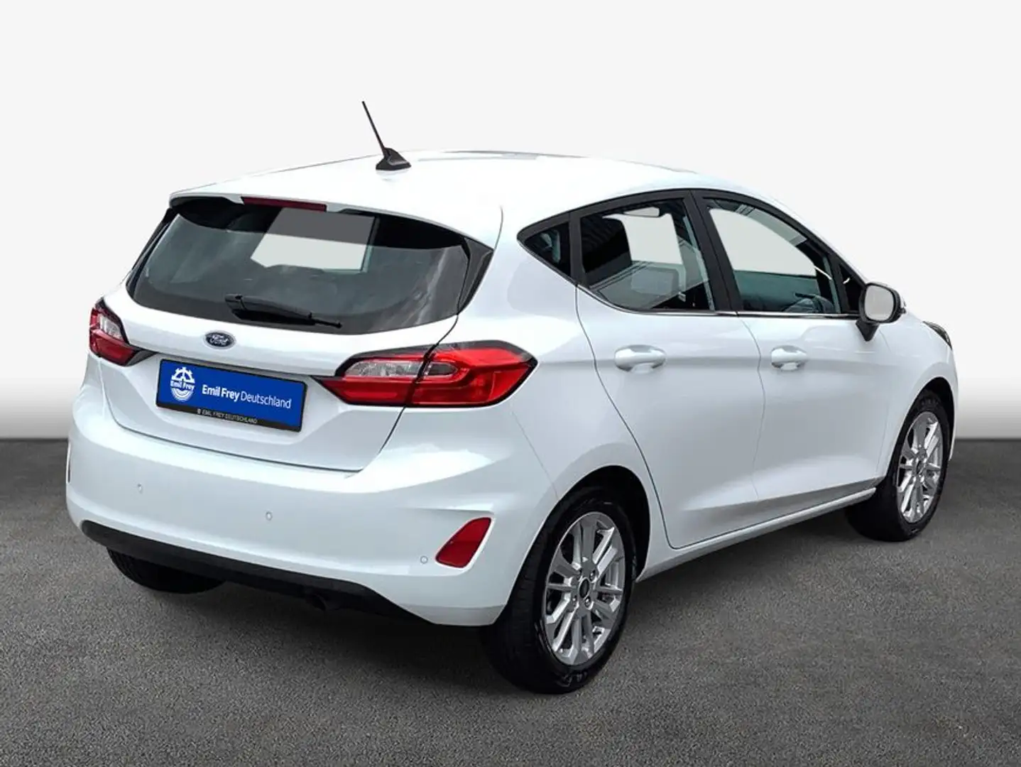 Ford Fiesta 1.0 EB Hybrid S&S Aut. TITANIUM Navi Wi-Pa Weiß - 2