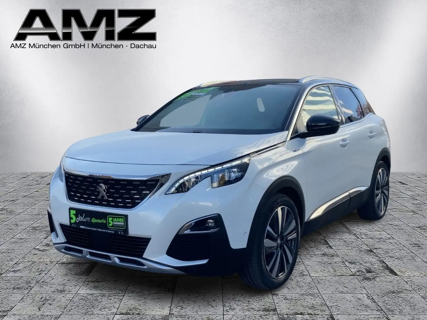 Peugeot 3008 Hybrid4 300 PHEV GT FLA Pano AHK LM Kamera Weiß - 1