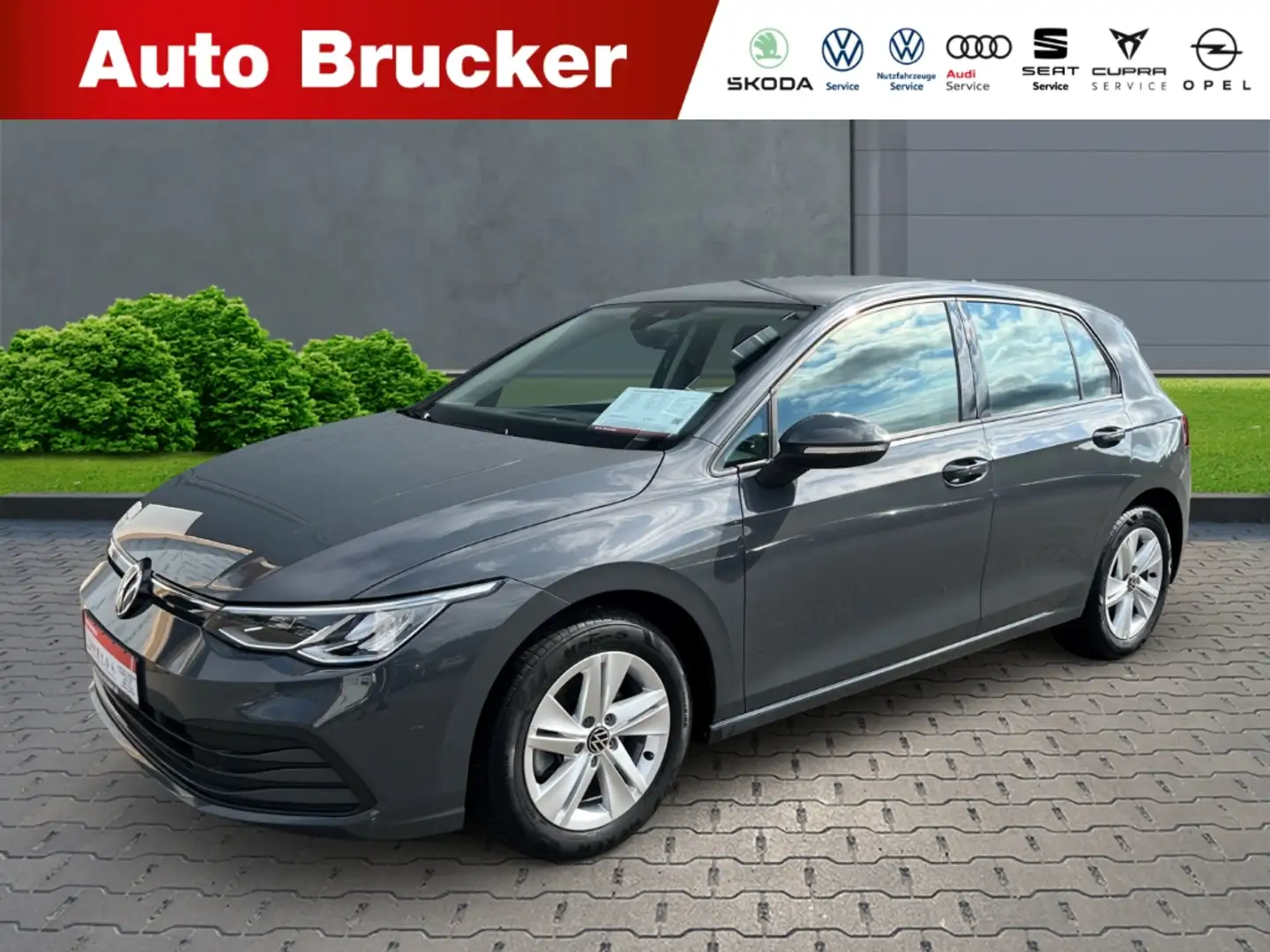 Volkswagen Golf VIII Life 1.5 TSI+Alufelgen+Navi+Klimaautomatik Grau - 1