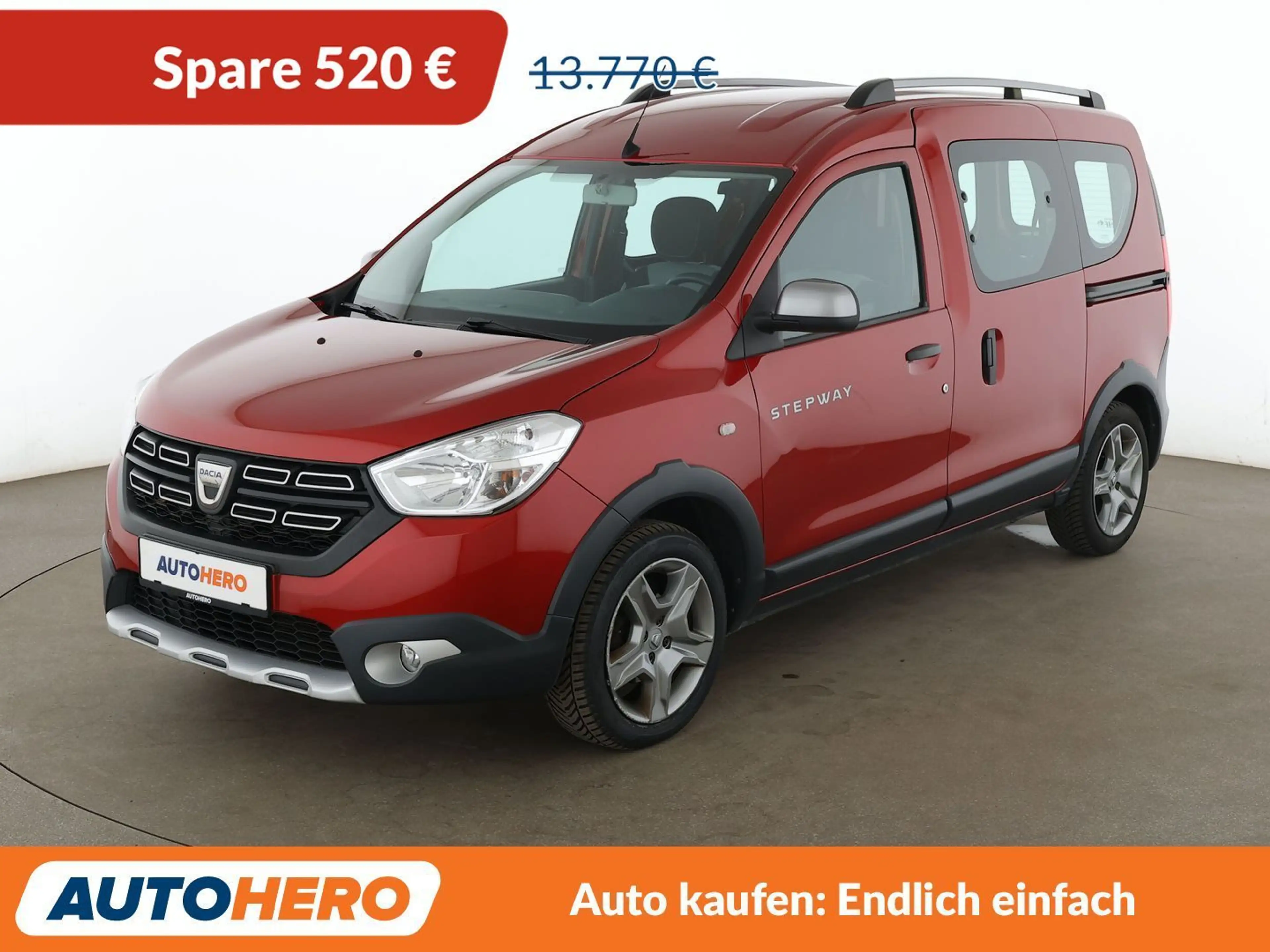 Dacia Dokker 1.6 SCe Stepway*NAVI*PDC*SHZ*AHK*KLIMA*TEMPO*