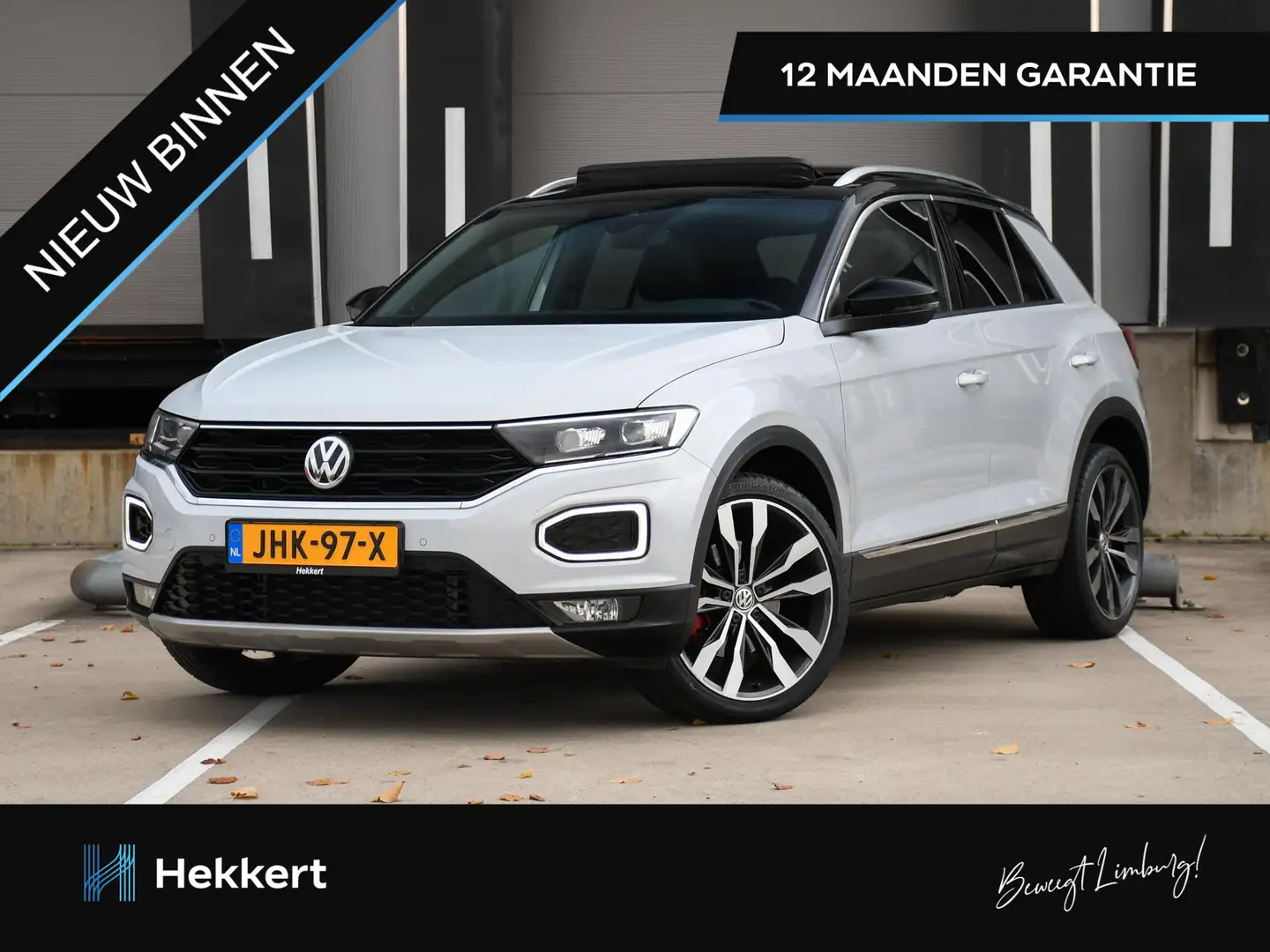 Volkswagen T-Roc Sport Business R 1.5 TSI 150pk Automaat SCHUIF-DAK Wit - 1