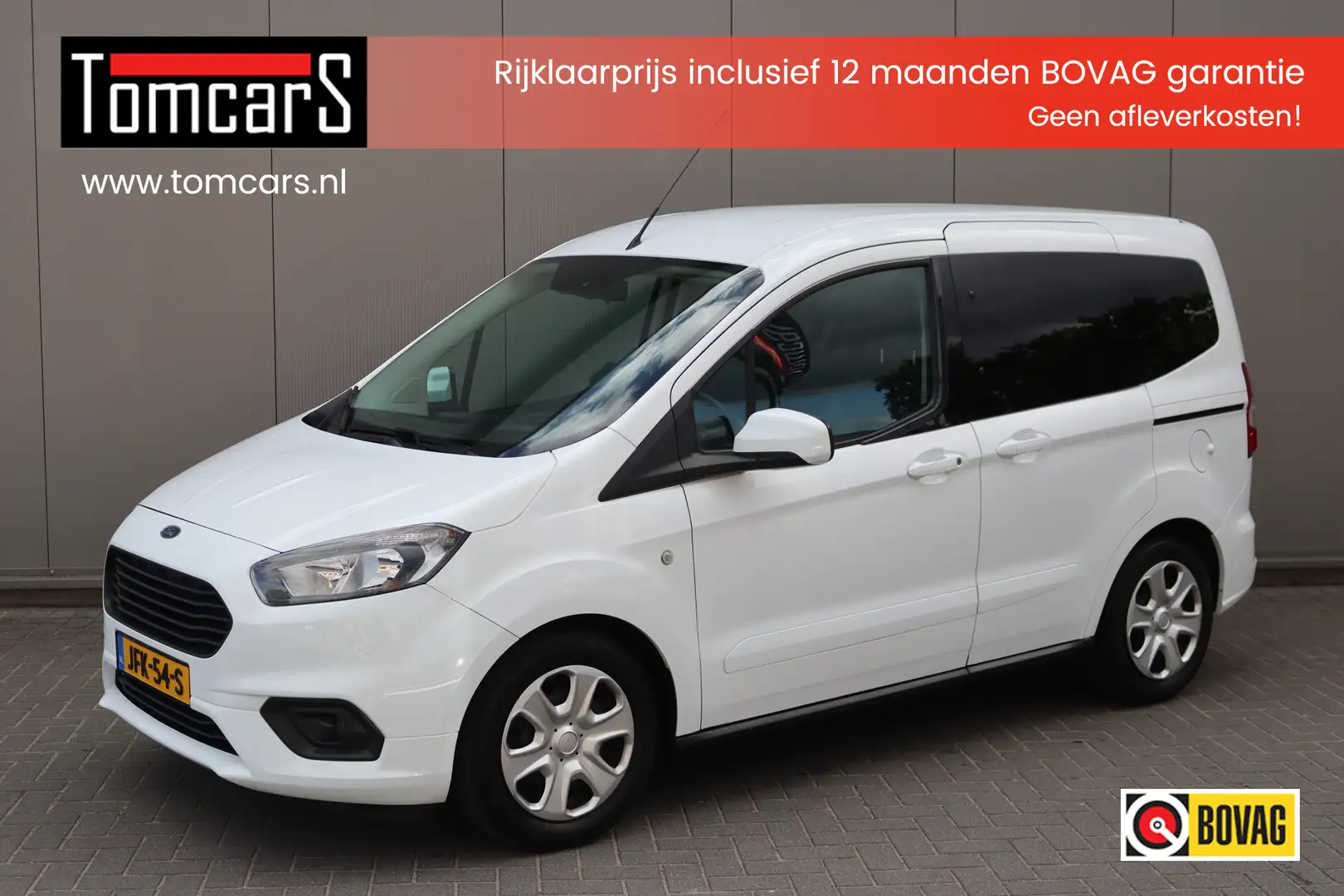 Ford Tourneo Courier 100PK EcoB. Cruise-control/Bluetooth/Stoelverwarmi Blanc - 1