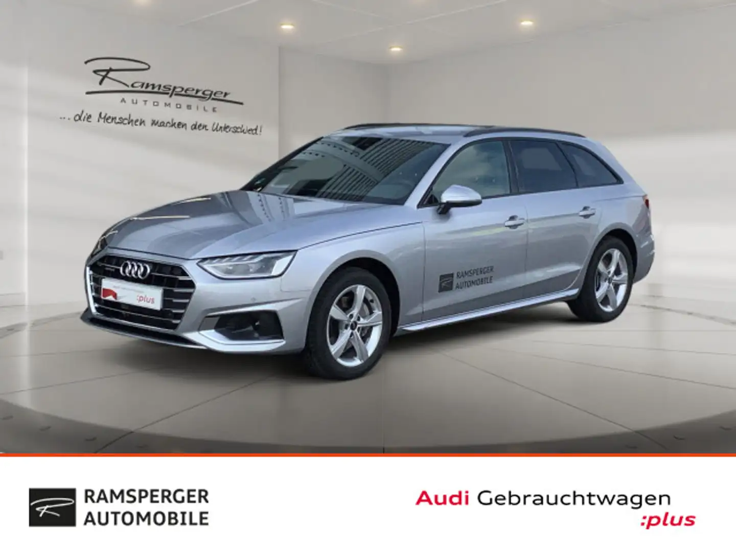 Audi A4 Advanced 40 TDI quat. S line ACC Stdhz Silber - 1
