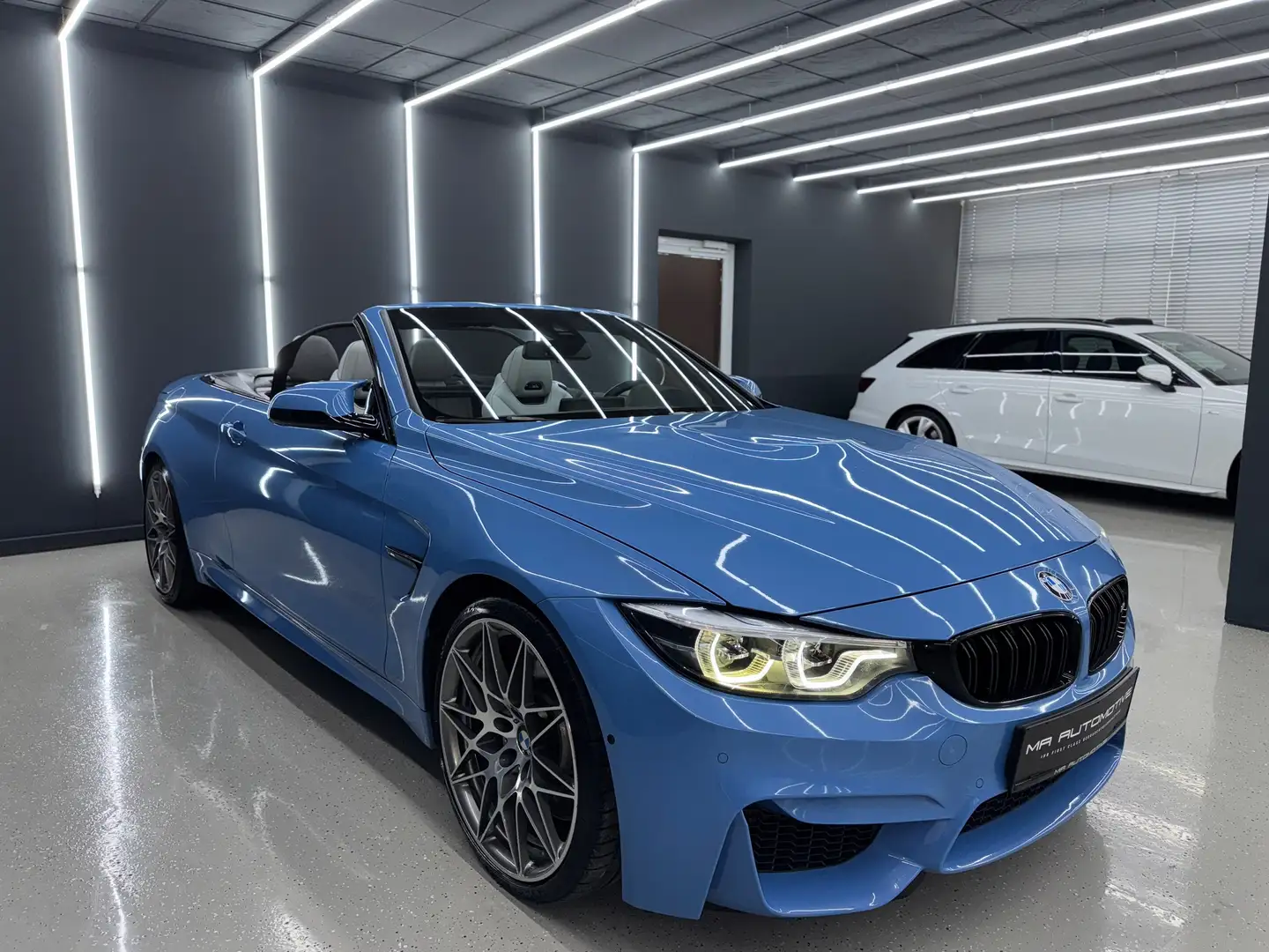 BMW M4 Competition Cabrio *HK*HUD*360*KEYLESS*SHADOW*VOLL Blu/Azzurro - 2