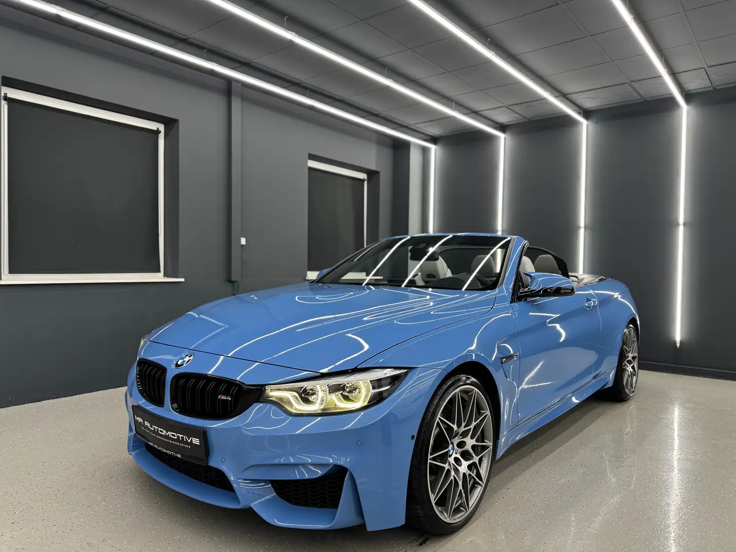 BMW M4 Competition Cabrio *HK*HUD*360*KEYLESS*SHADOW*VOLL Blu/Azzurro - 1