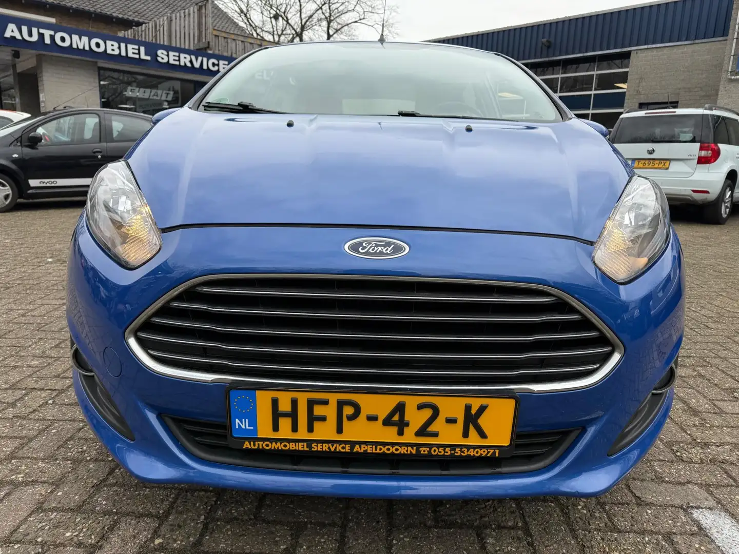 Ford Fiesta 1.0 Titanium *AIRCO*STOELVERW.*ELEKTR. RAMEN*STUUR Blau - 2
