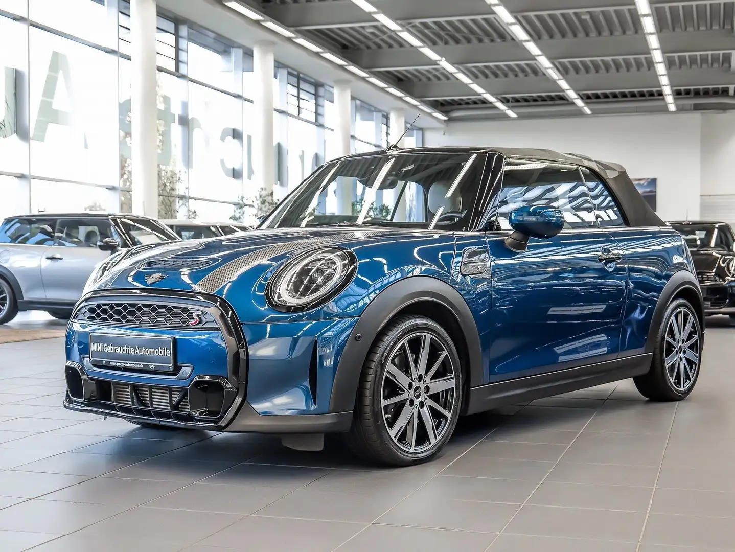 MINI Cooper S Cabrio Cooper S Cabrio HUD RFK NAVI LED Sound Syst. LM Blau - 2