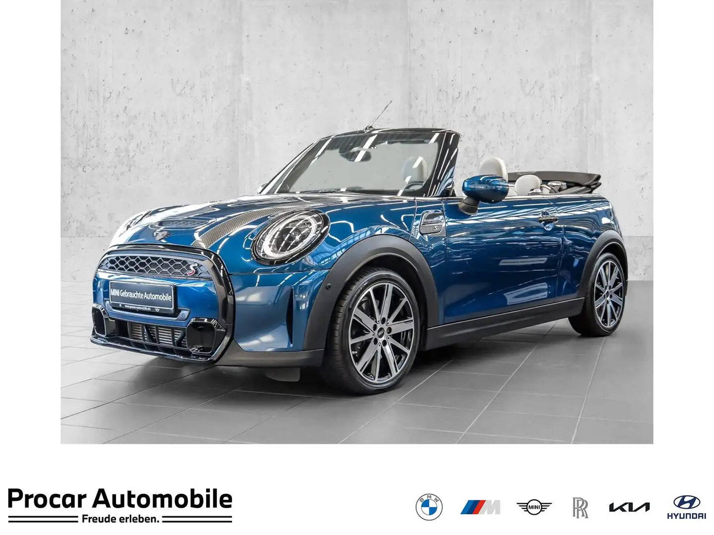 MINI Cooper S Cabrio Cooper S Cabrio HUD RFK NAVI LED Sound Syst. LM Blau - 1