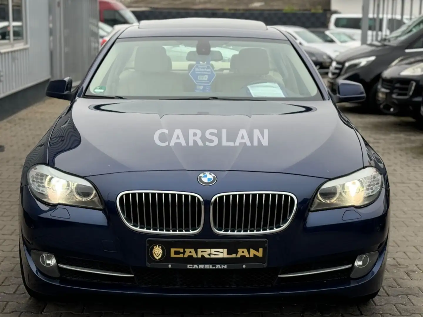 BMW 520 d Lim. 2.HAND+NAVI+LEDER+Bi-XENON+R.KAMERA Blau - 2
